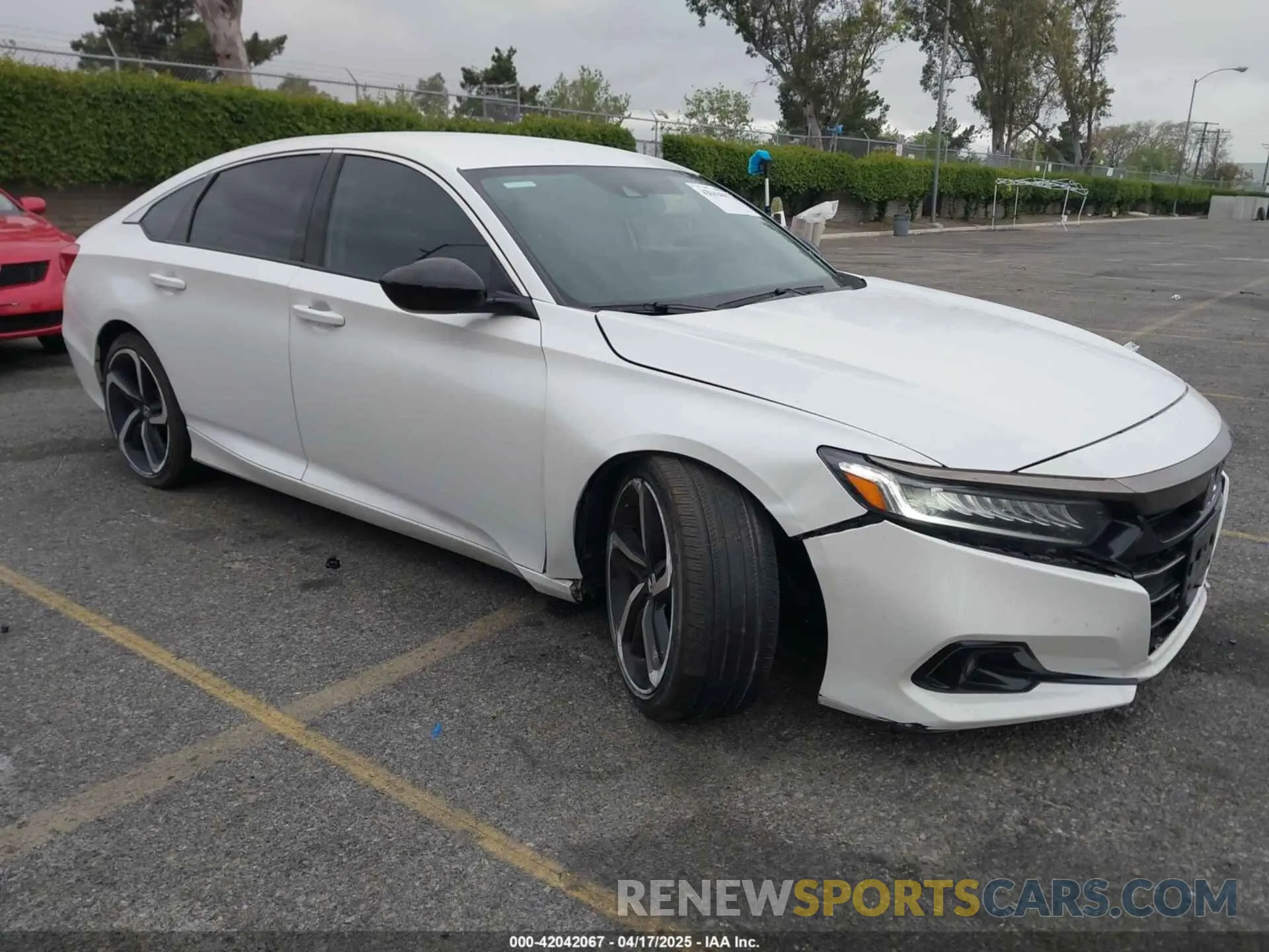 1 Photograph of a damaged car 1HGCV1F43MA066901 HONDA ACCORD 2021