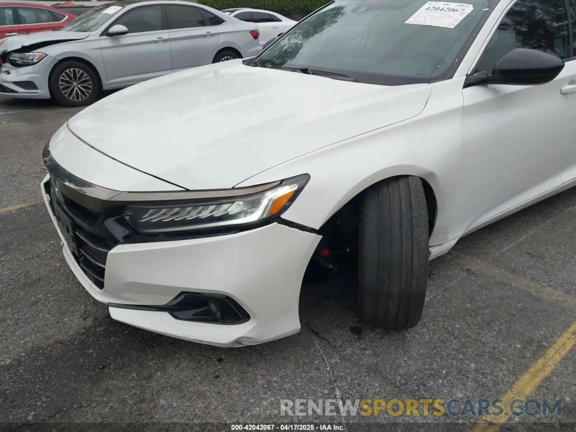 6 Photograph of a damaged car 1HGCV1F43MA066901 HONDA ACCORD 2021