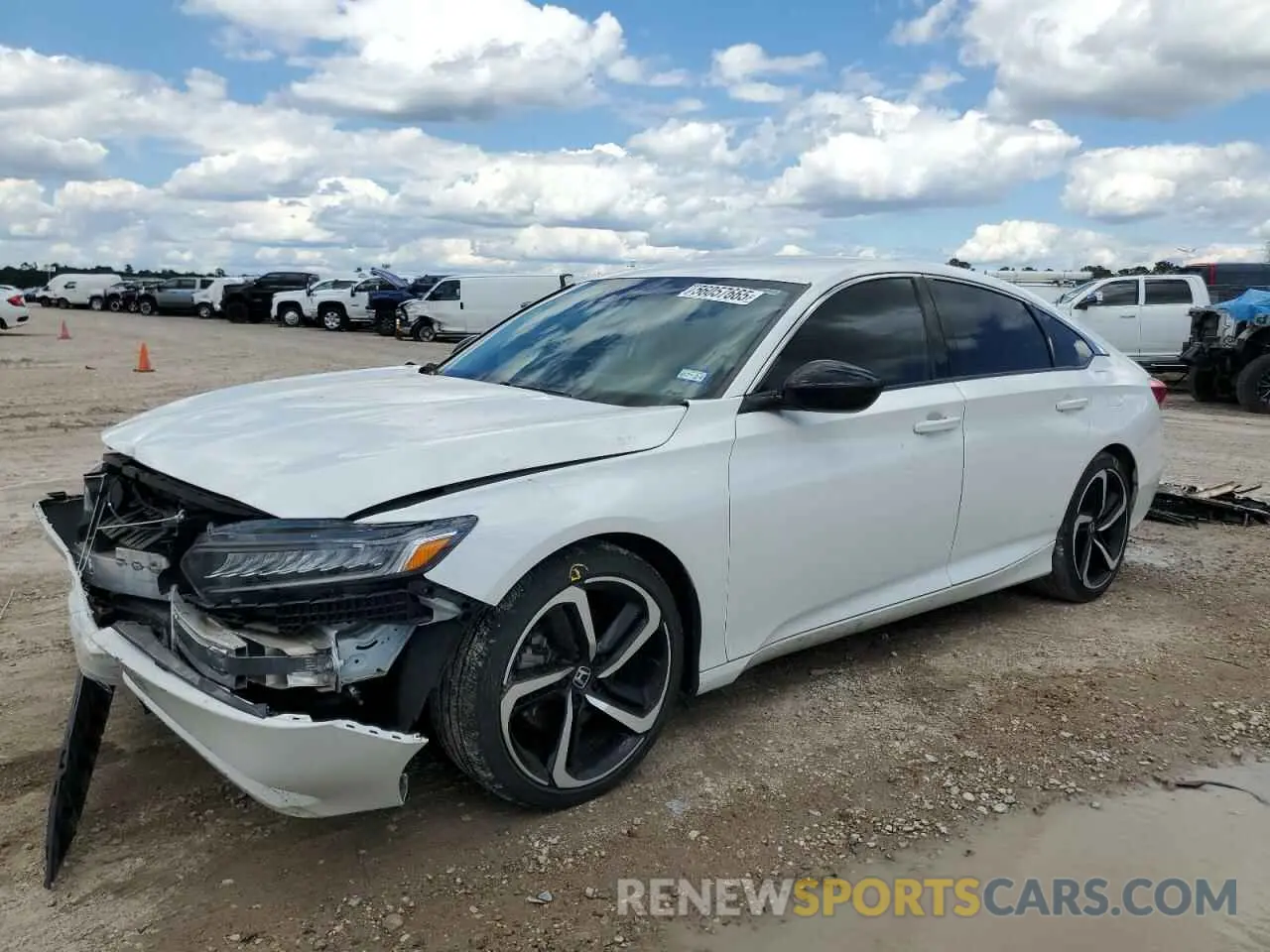 1 Photograph of a damaged car 1HGCV1F43MA121816 HONDA ACCORD 2021