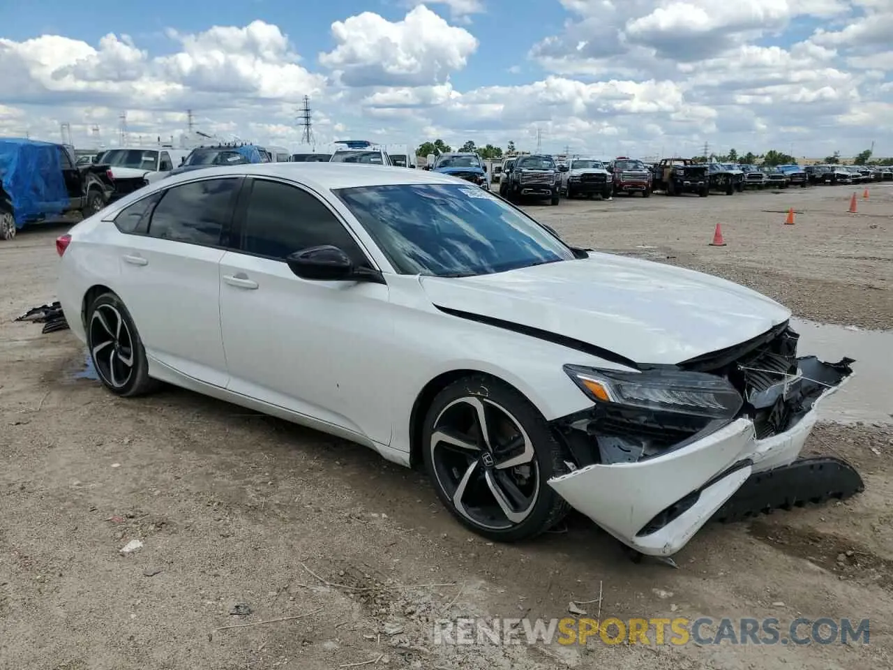 4 Photograph of a damaged car 1HGCV1F43MA121816 HONDA ACCORD 2021