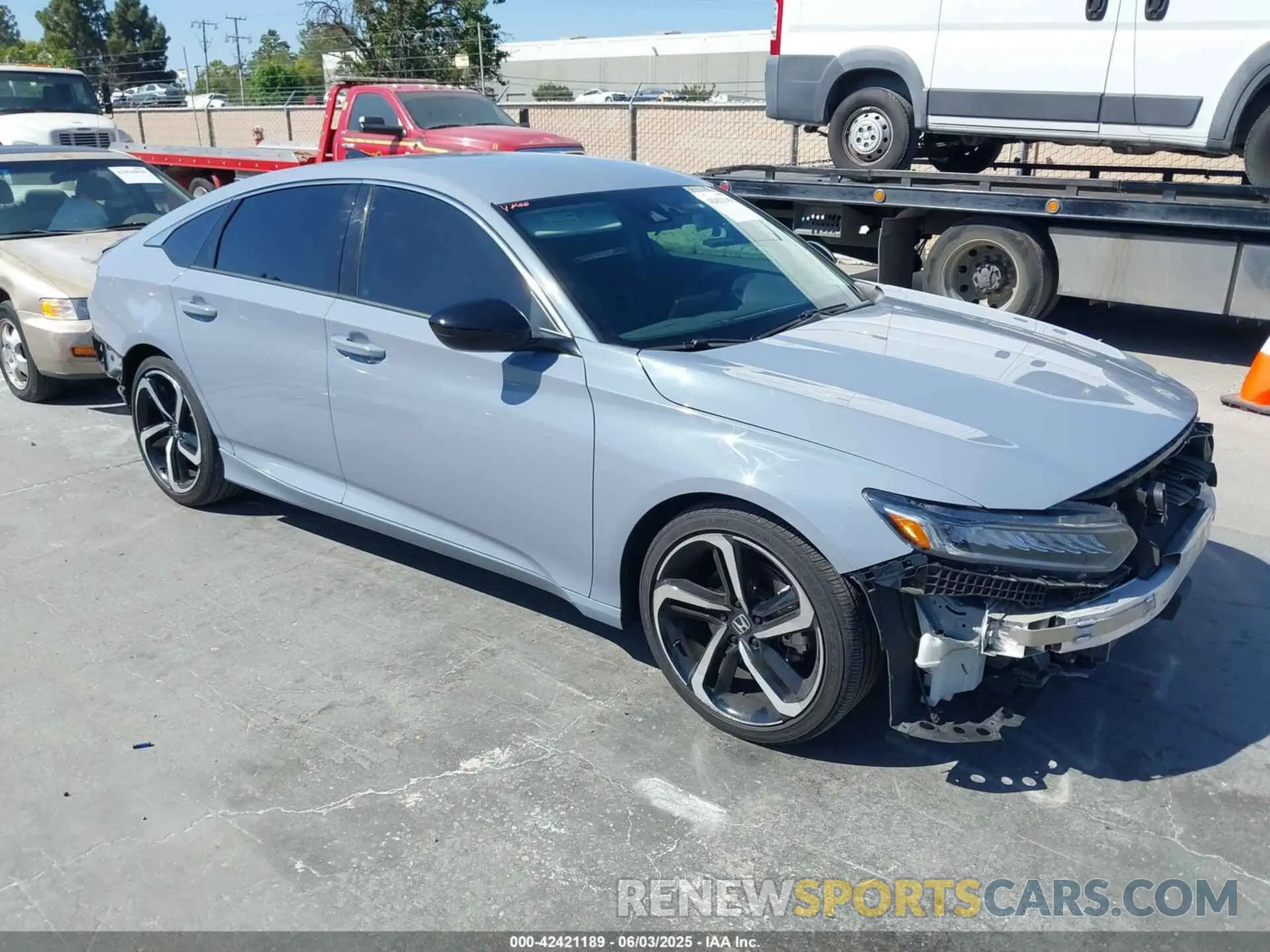 1 Photograph of a damaged car 1HGCV1F44MA006545 HONDA ACCORD 2021