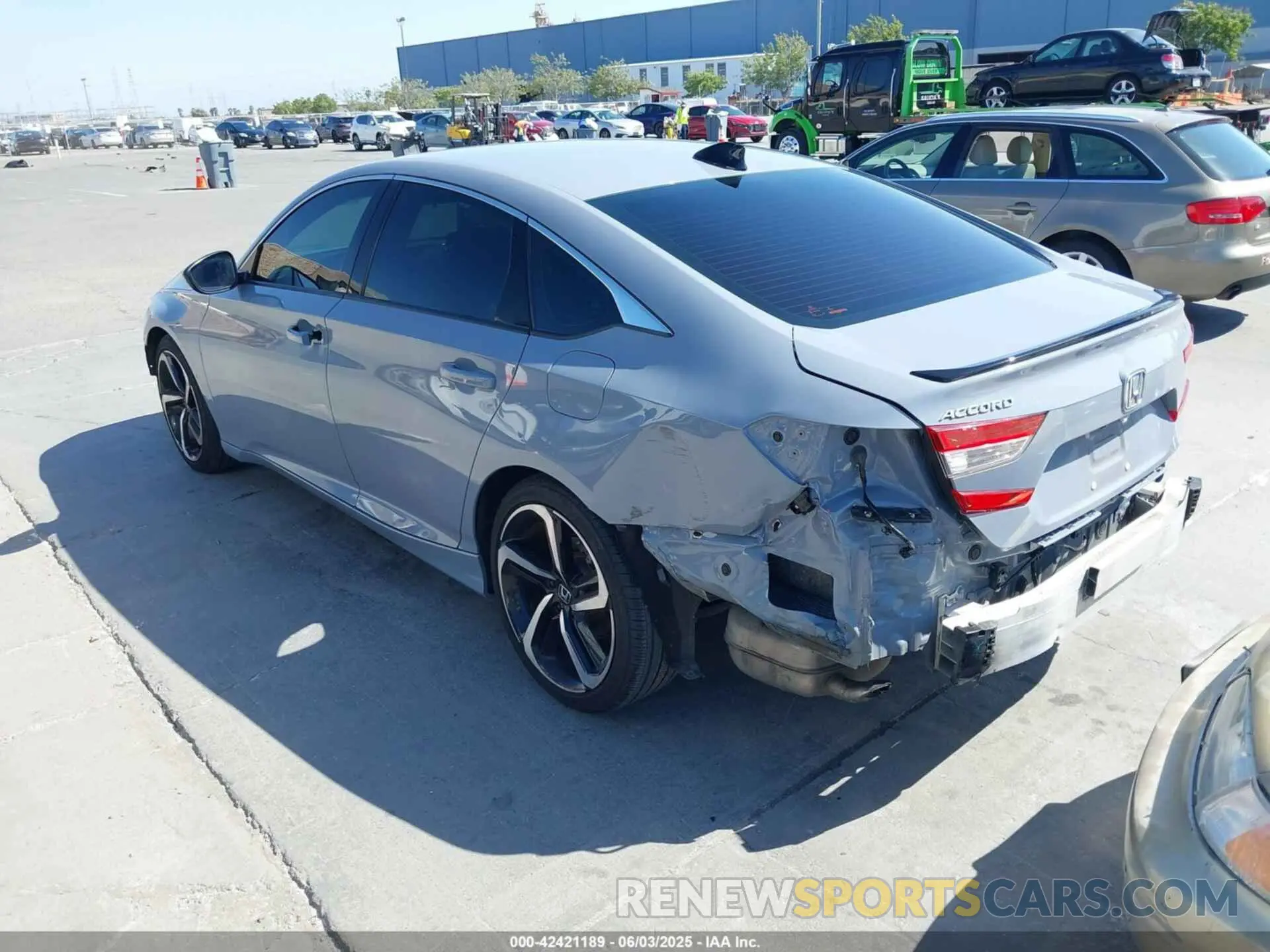 3 Photograph of a damaged car 1HGCV1F44MA006545 HONDA ACCORD 2021