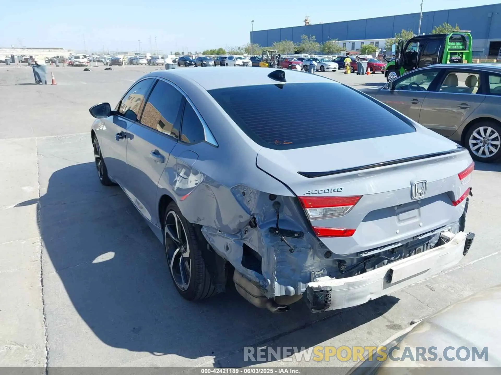6 Photograph of a damaged car 1HGCV1F44MA006545 HONDA ACCORD 2021
