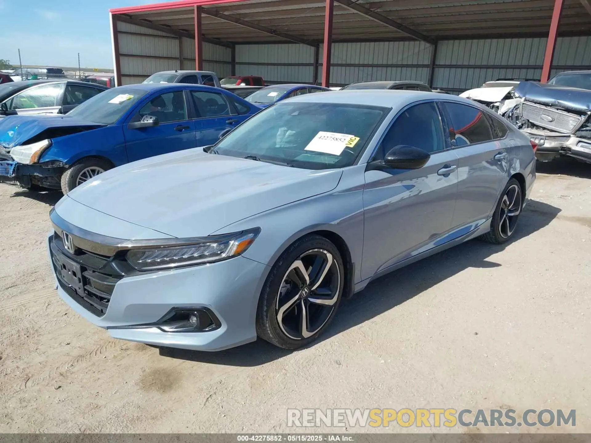 2 Photograph of a damaged car 1HGCV1F44MA023815 HONDA ACCORD 2021