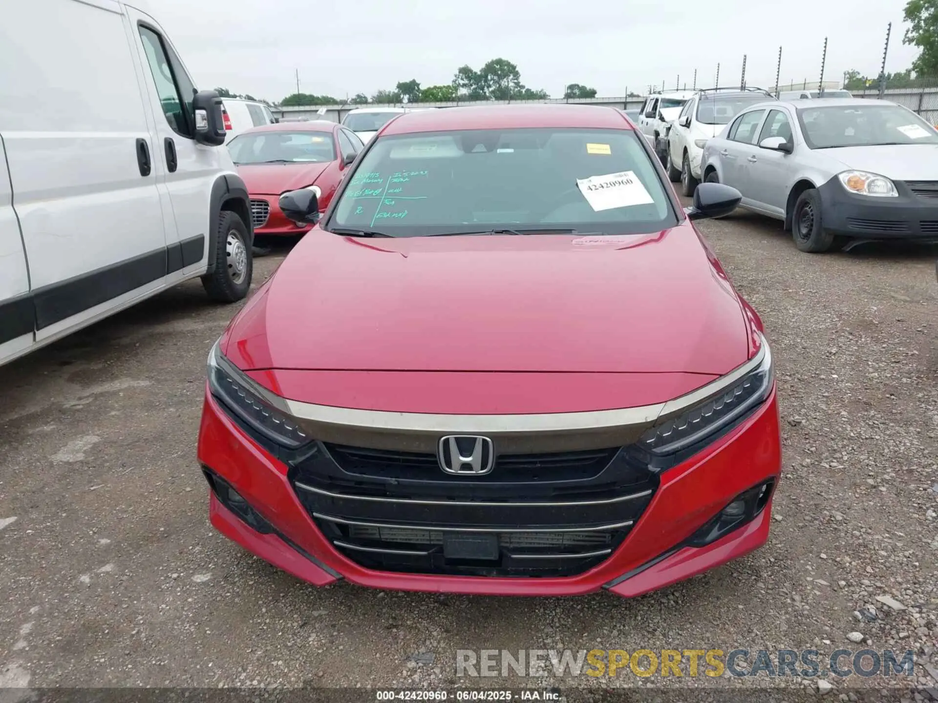 11 Photograph of a damaged car 1HGCV1F44MA058161 HONDA ACCORD 2021