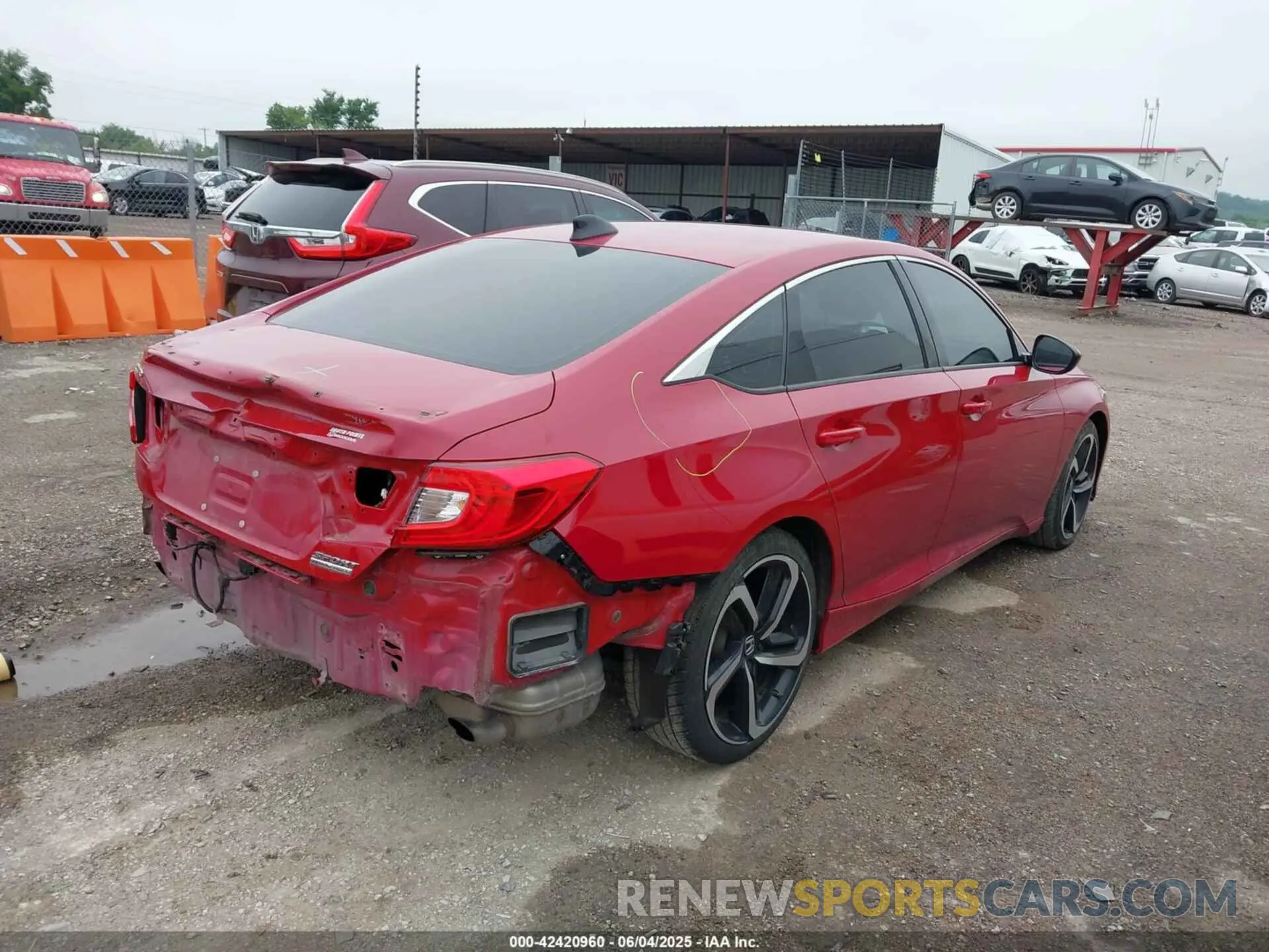 4 Photograph of a damaged car 1HGCV1F44MA058161 HONDA ACCORD 2021