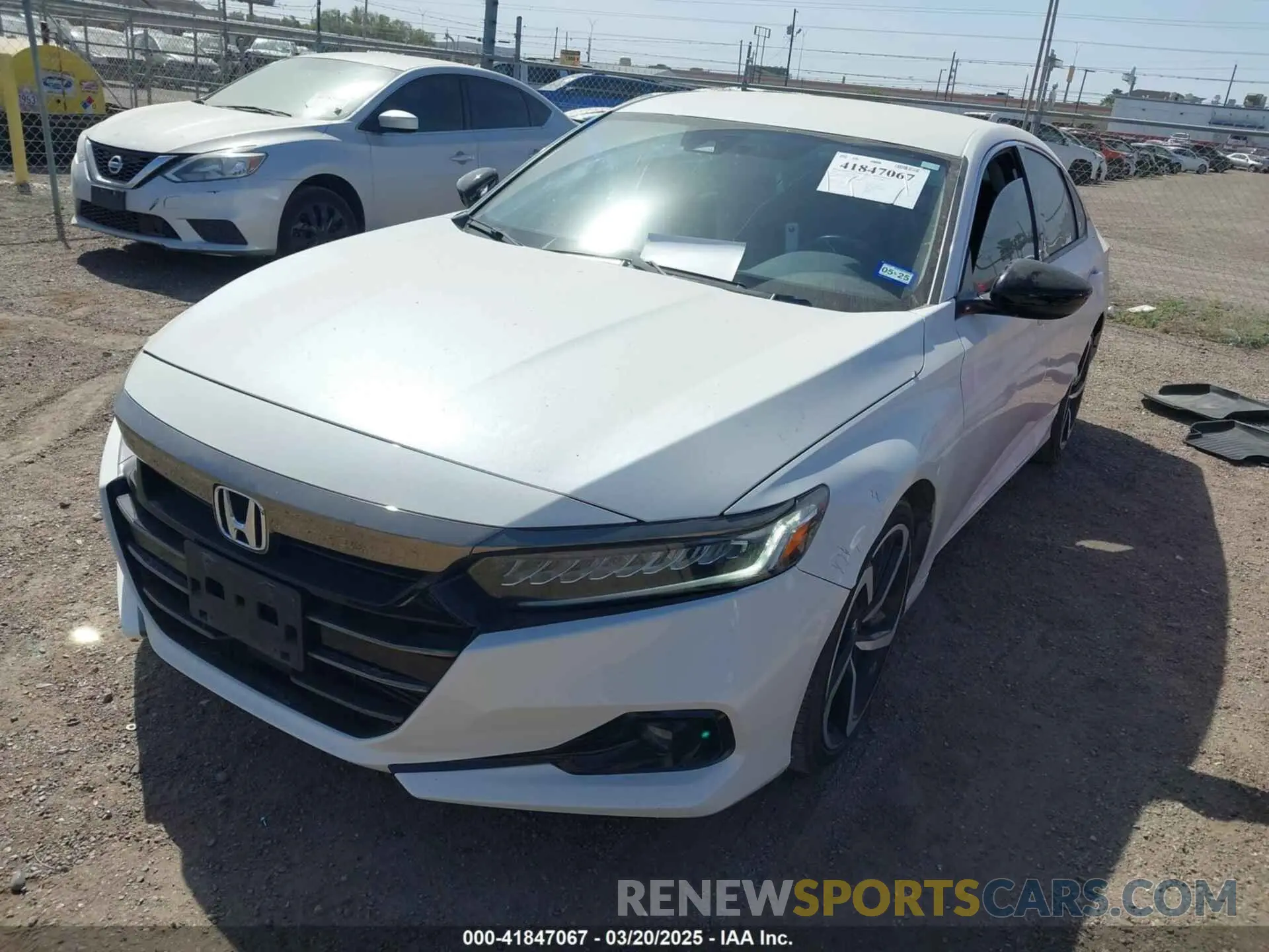 2 Photograph of a damaged car 1HGCV1F44MA071430 HONDA ACCORD 2021