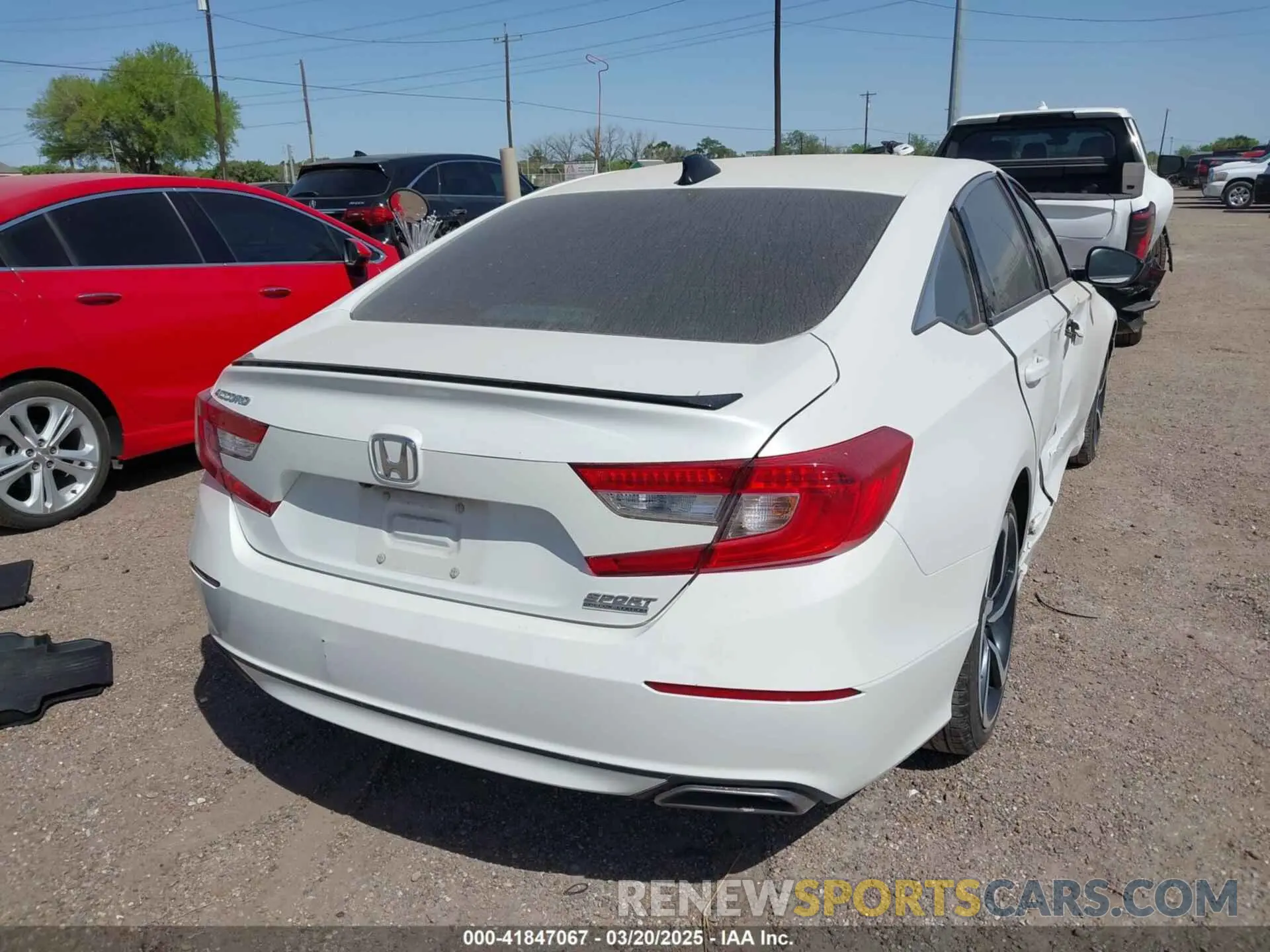 4 Photograph of a damaged car 1HGCV1F44MA071430 HONDA ACCORD 2021
