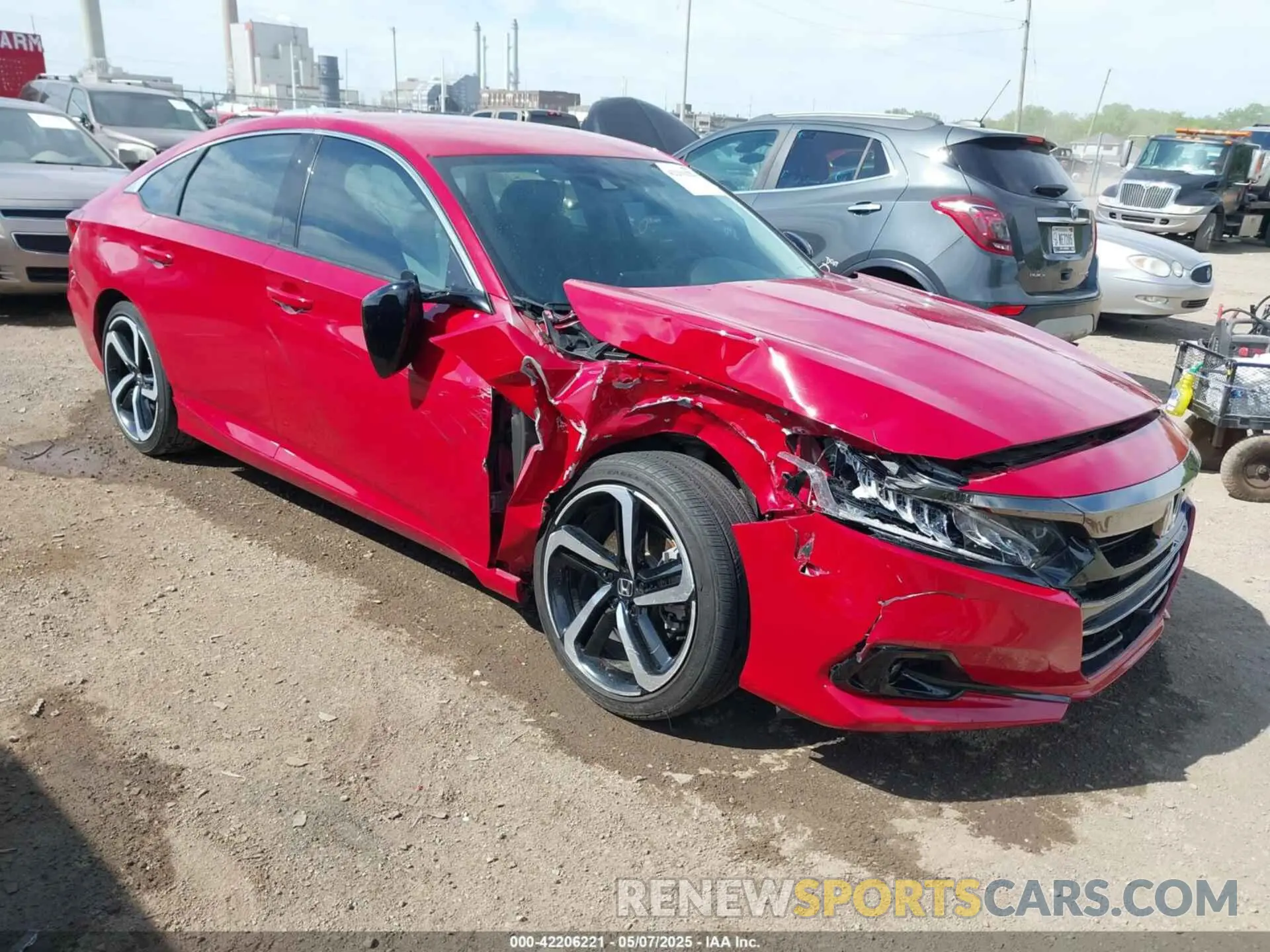 1 Photograph of a damaged car 1HGCV1F44MA078619 HONDA ACCORD 2021