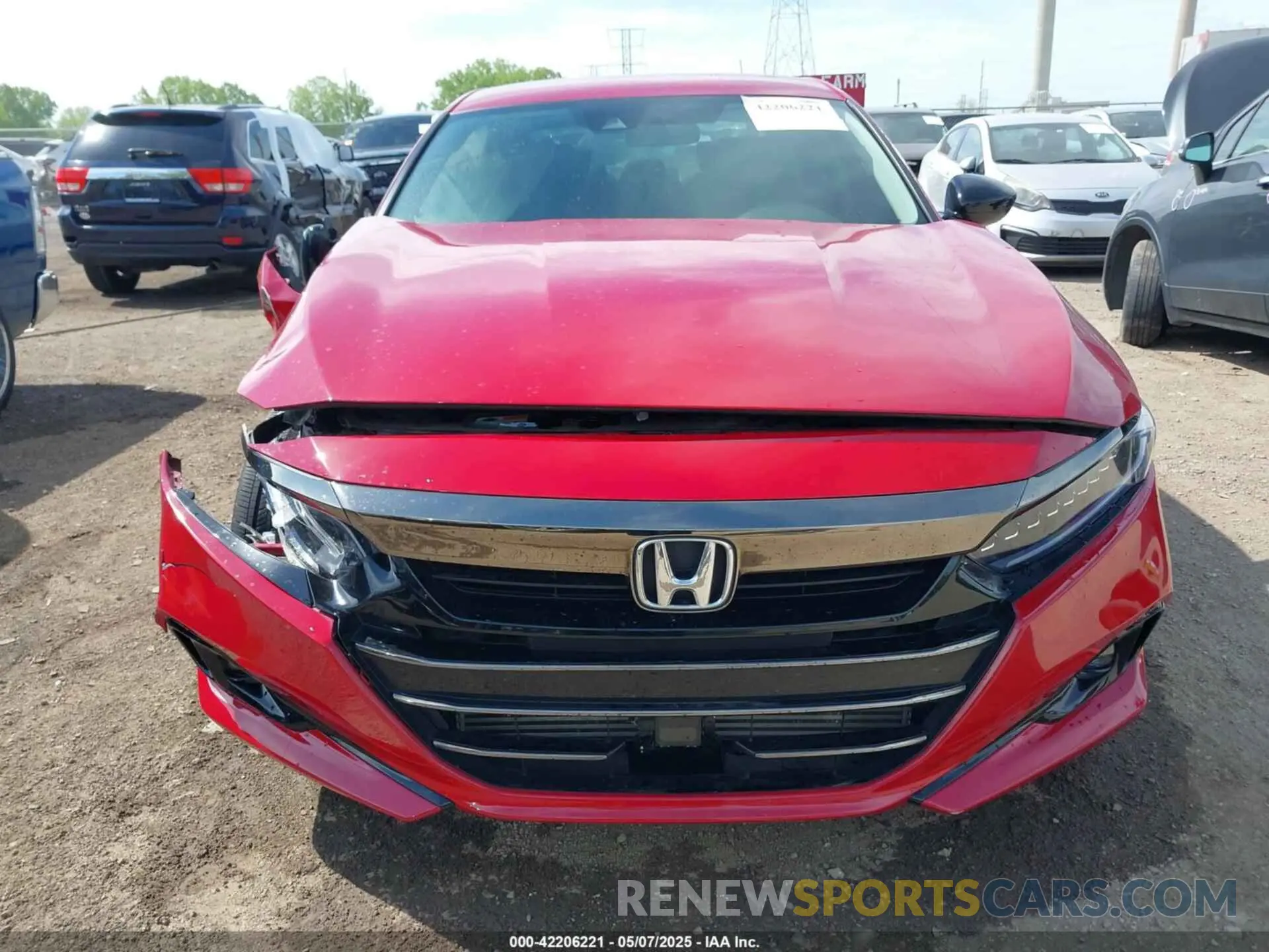 12 Photograph of a damaged car 1HGCV1F44MA078619 HONDA ACCORD 2021