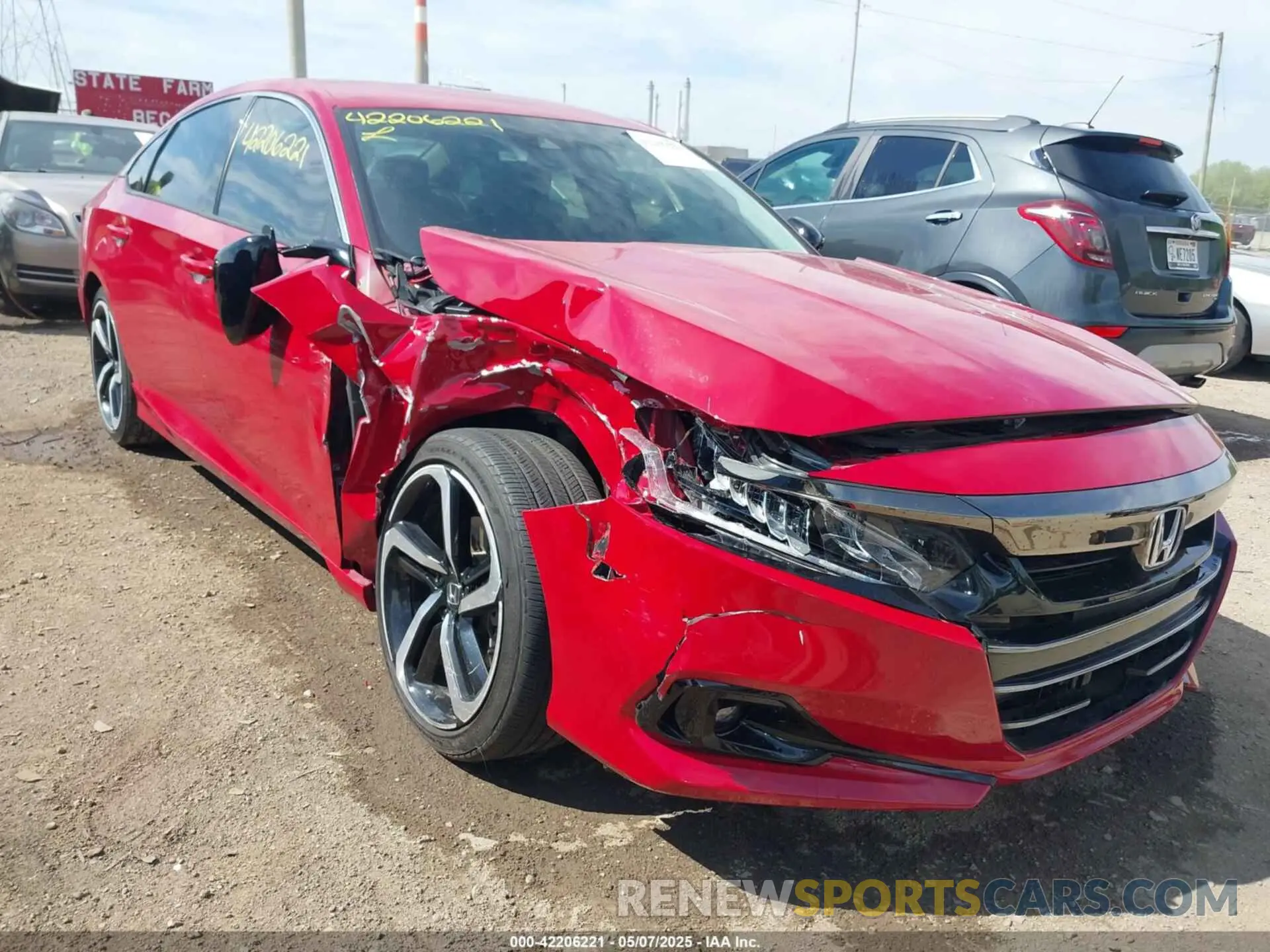 6 Photograph of a damaged car 1HGCV1F44MA078619 HONDA ACCORD 2021