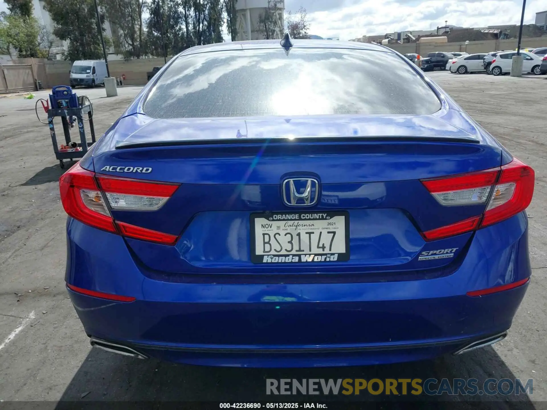 16 Photograph of a damaged car 1HGCV1F44MA091127 HONDA ACCORD 2021