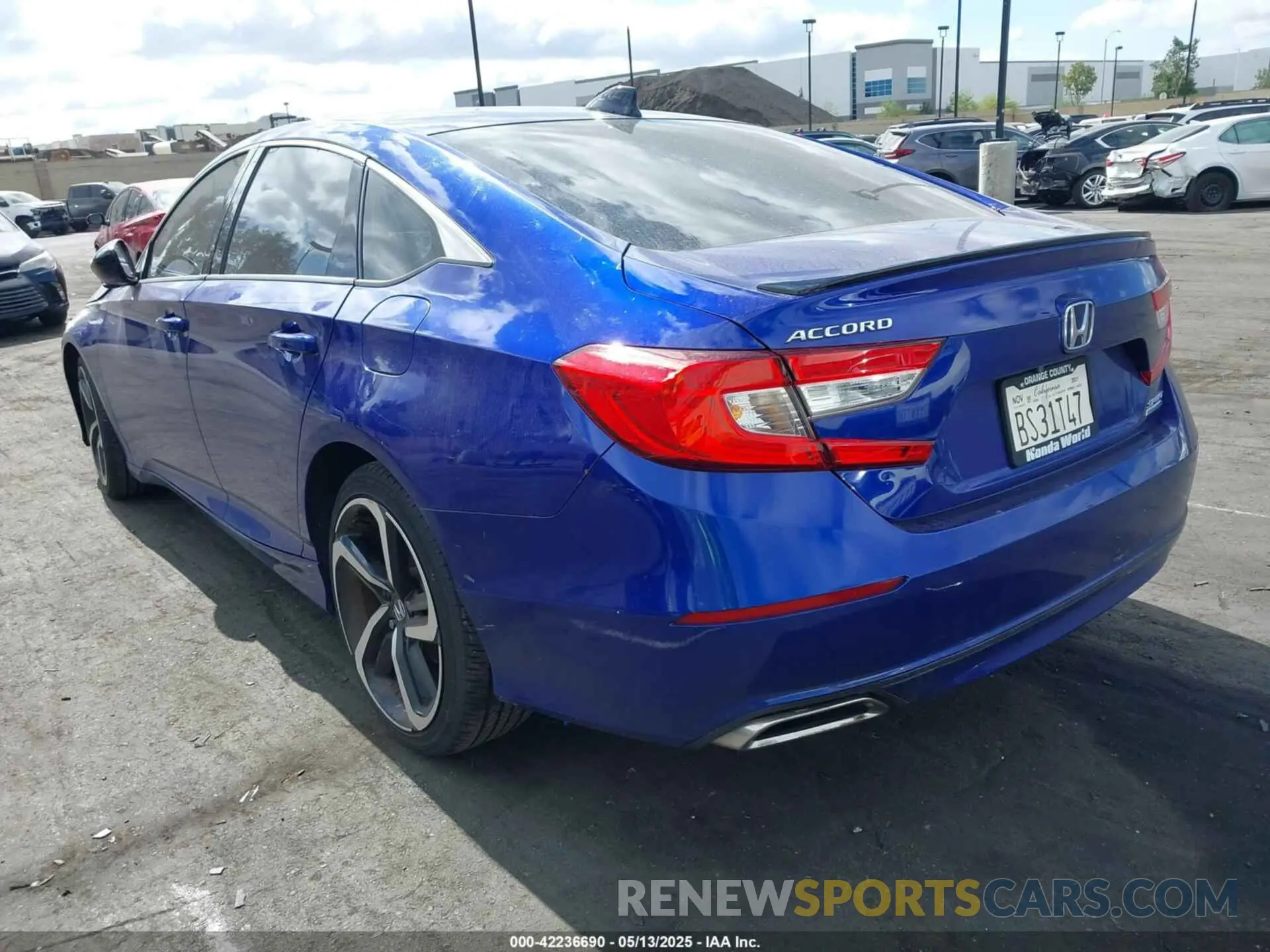 3 Photograph of a damaged car 1HGCV1F44MA091127 HONDA ACCORD 2021