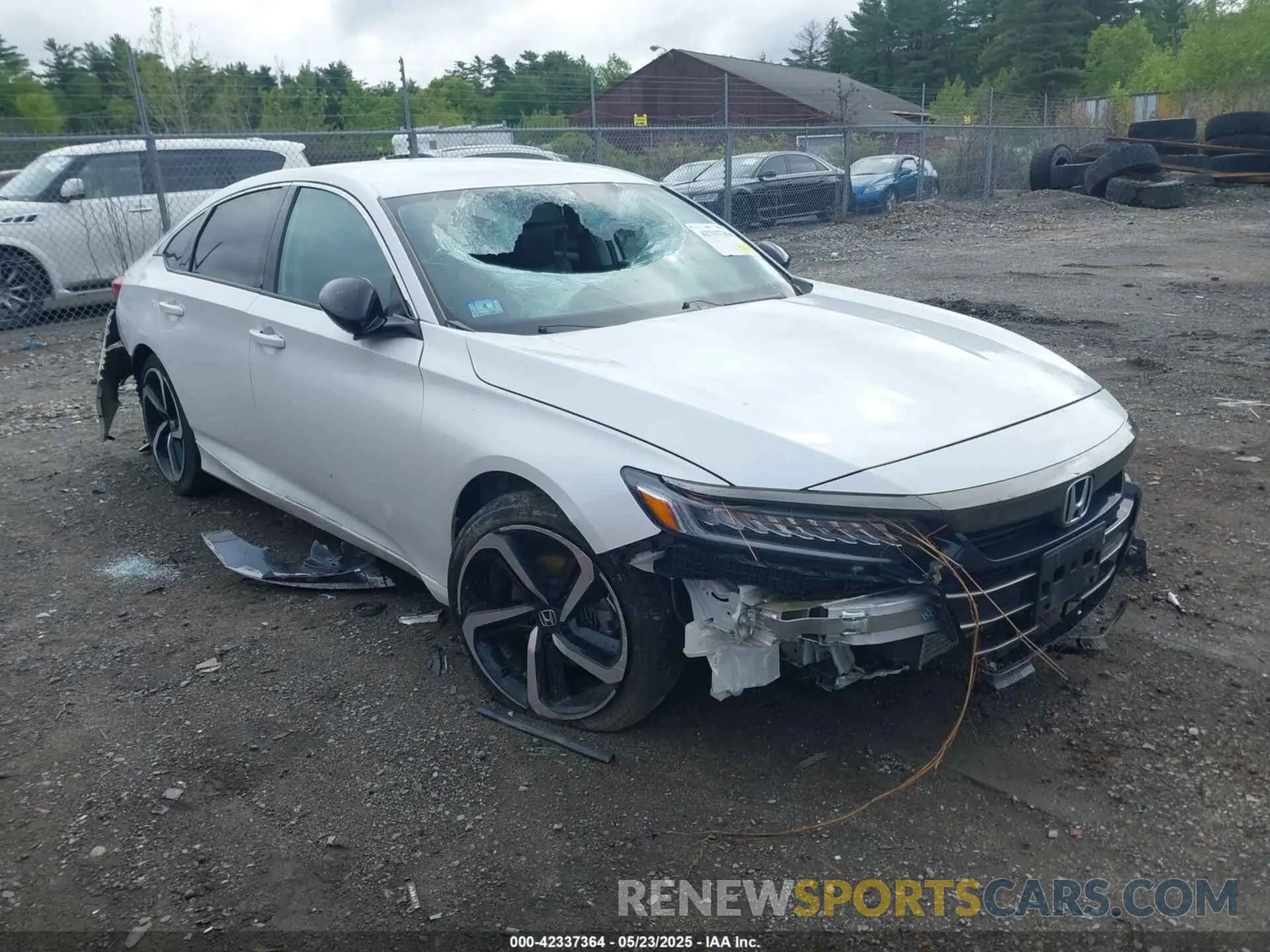 1 Photograph of a damaged car 1HGCV1F45MA009938 HONDA ACCORD 2021