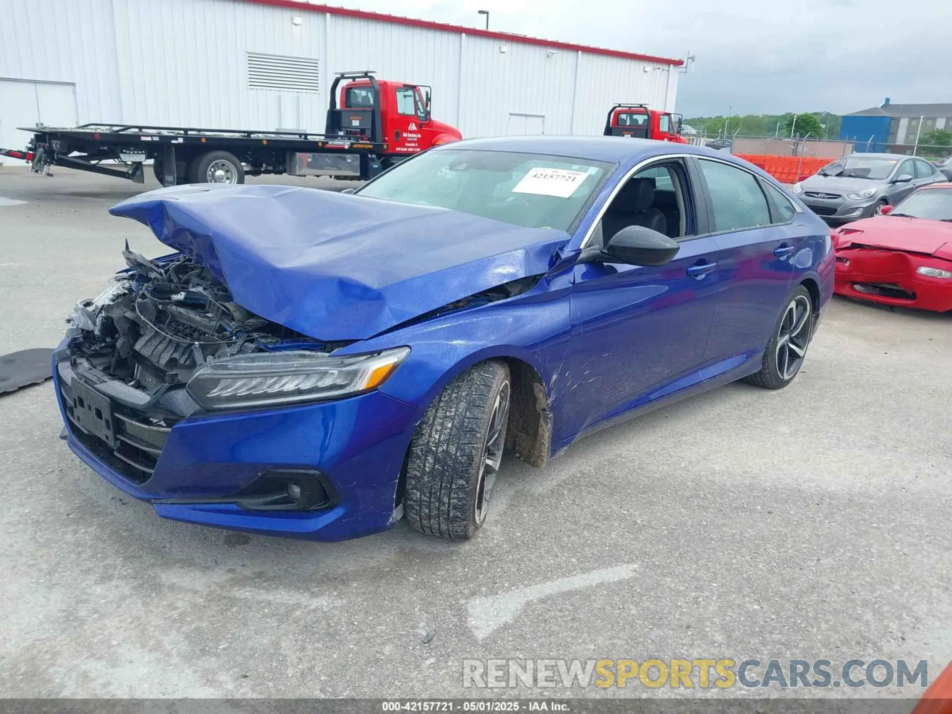 2 Photograph of a damaged car 1HGCV1F45MA011415 HONDA ACCORD 2021