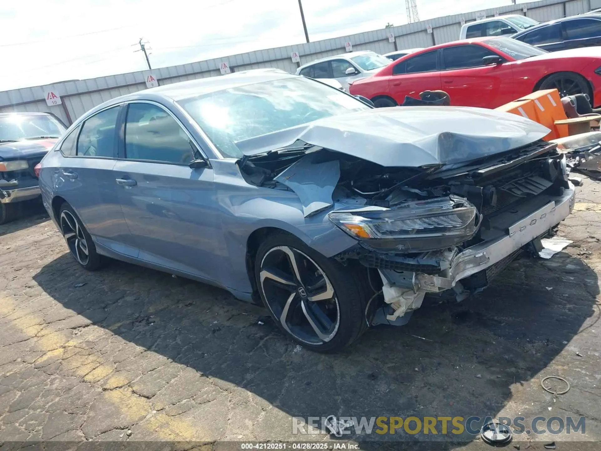 1 Photograph of a damaged car 1HGCV1F45MA042051 HONDA ACCORD 2021