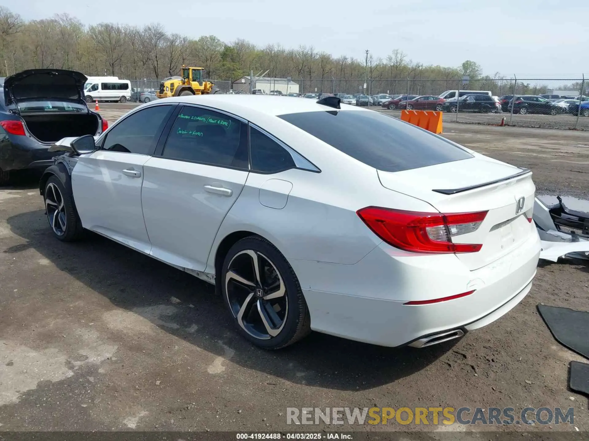 3 Photograph of a damaged car 1HGCV1F45MA048402 HONDA ACCORD 2021