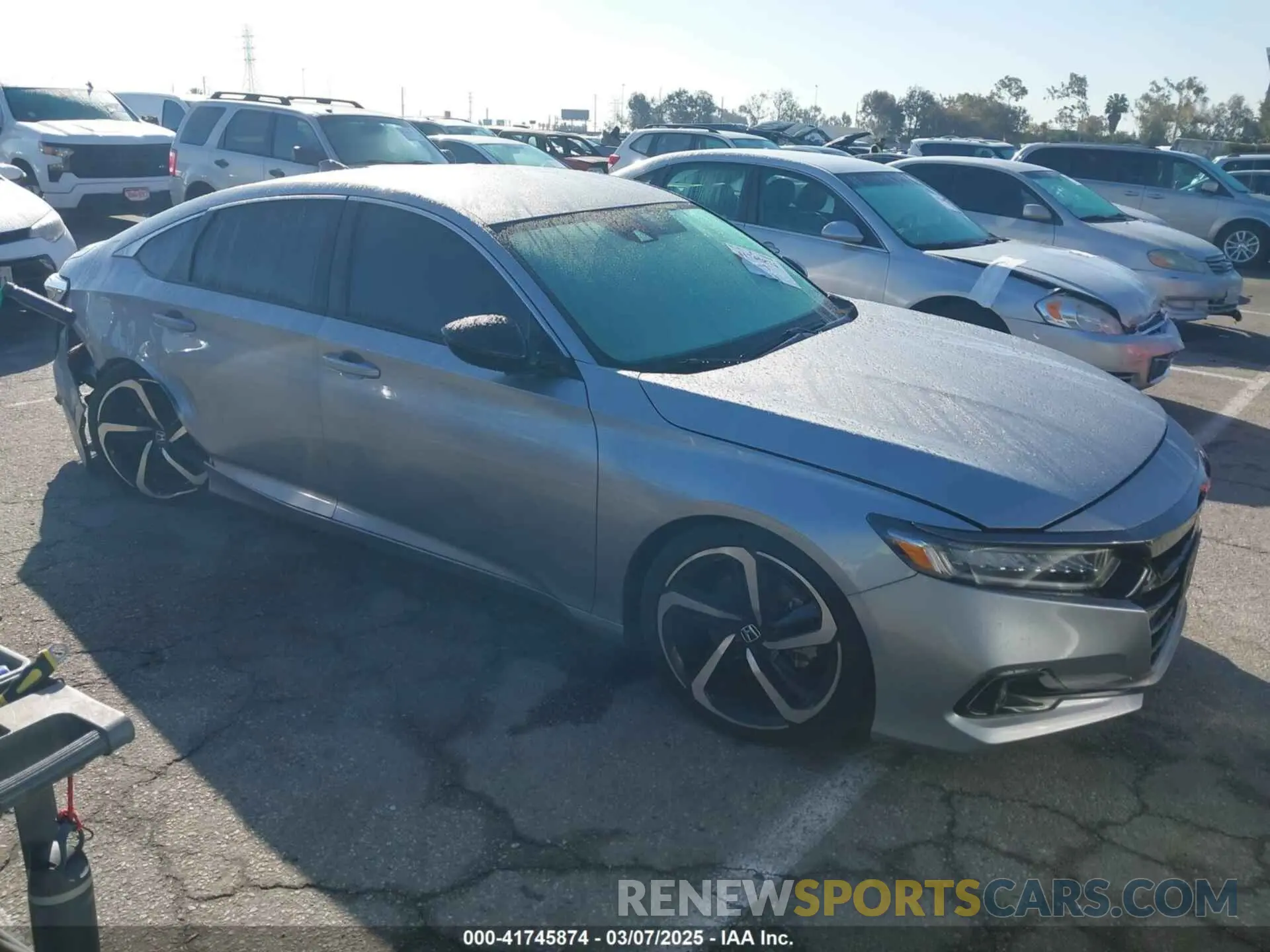 1 Photograph of a damaged car 1HGCV1F45MA060940 HONDA ACCORD 2021