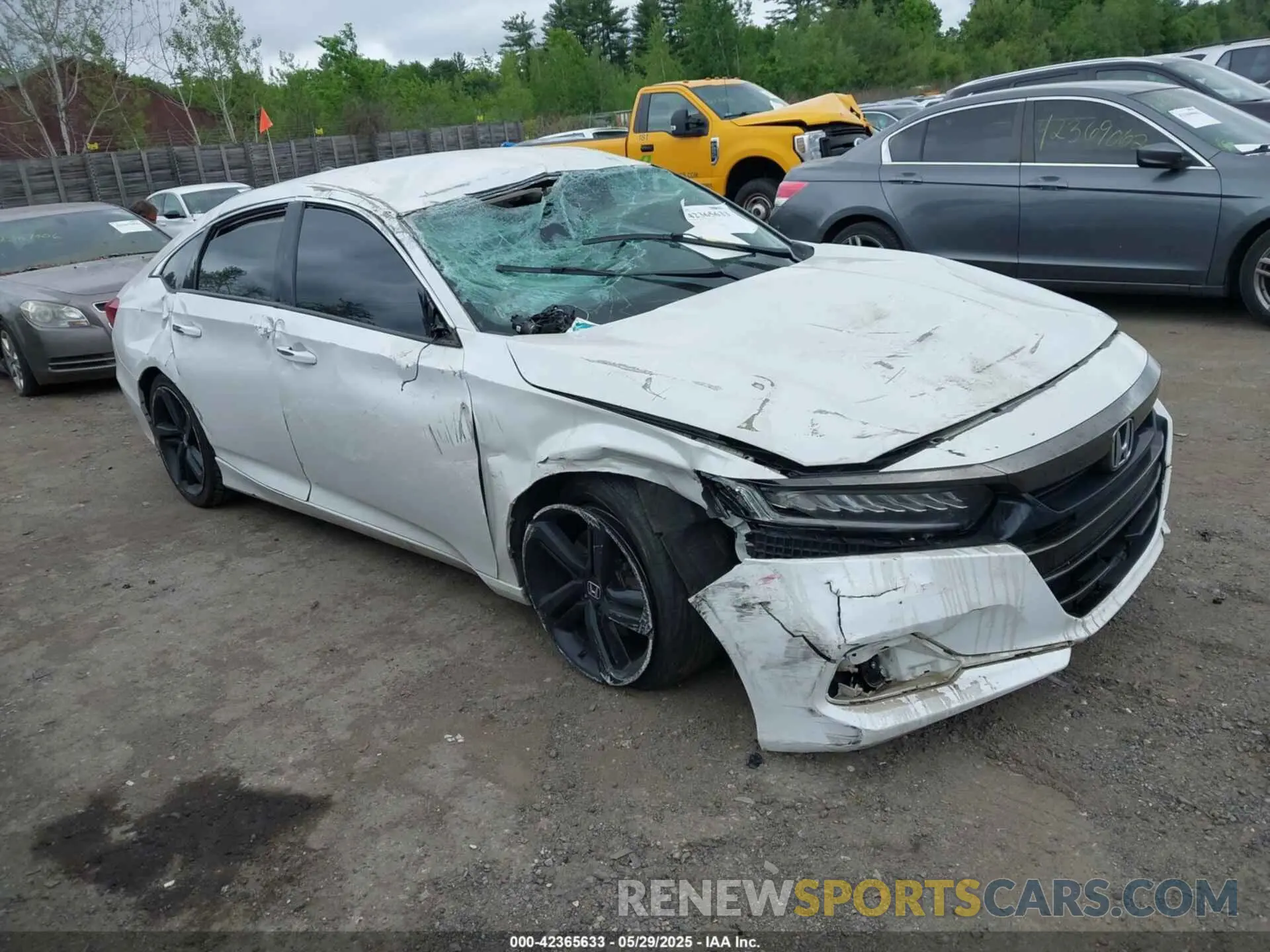 1 Photograph of a damaged car 1HGCV1F45MA063465 HONDA ACCORD 2021