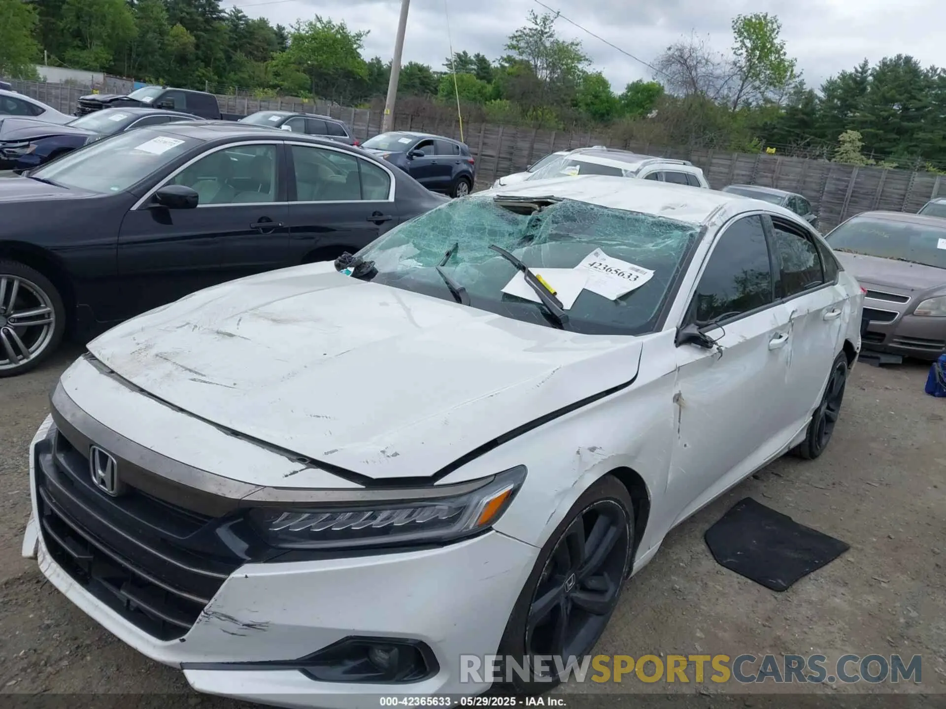 6 Photograph of a damaged car 1HGCV1F45MA063465 HONDA ACCORD 2021