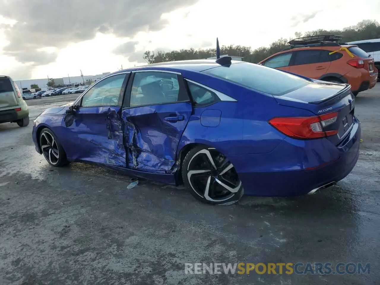 2 Photograph of a damaged car 1HGCV1F45MA068939 HONDA ACCORD 2021