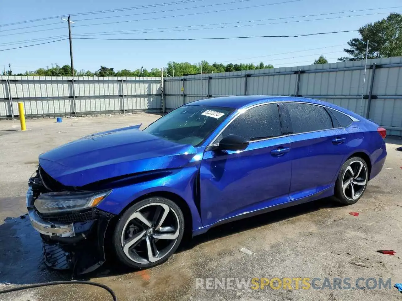 1 Photograph of a damaged car 1HGCV1F46MA032595 HONDA ACCORD 2021