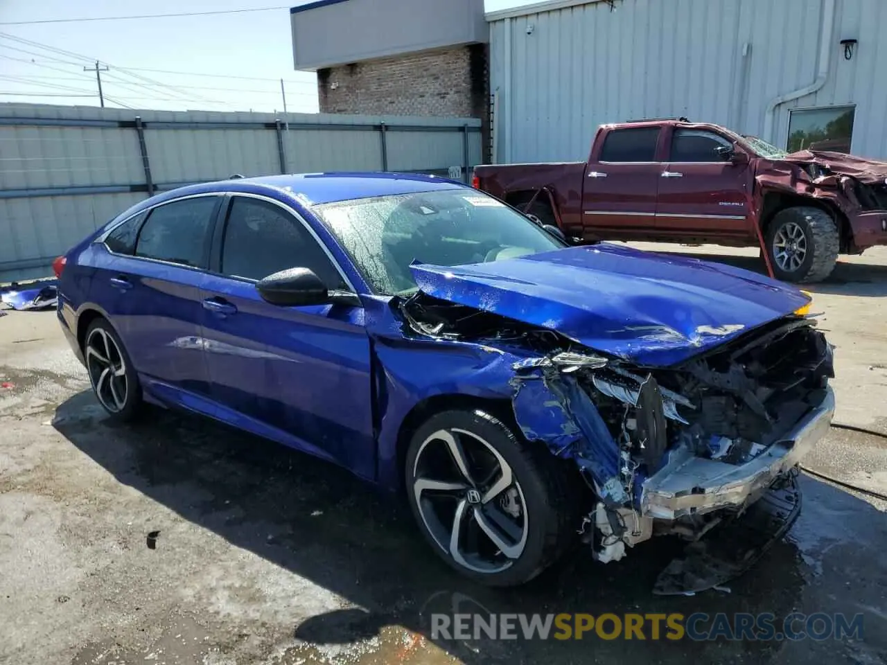 4 Photograph of a damaged car 1HGCV1F46MA032595 HONDA ACCORD 2021