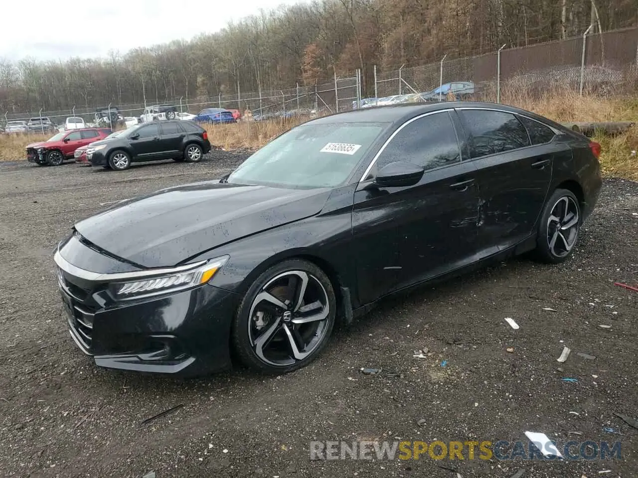 1 Photograph of a damaged car 1HGCV1F46MA034105 HONDA ACCORD 2021
