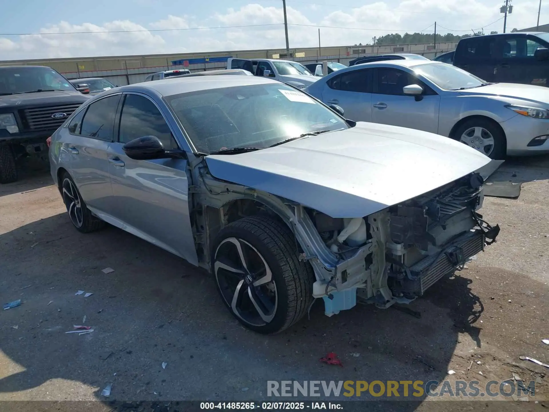 1 Photograph of a damaged car 1HGCV1F46MA055858 HONDA ACCORD 2021