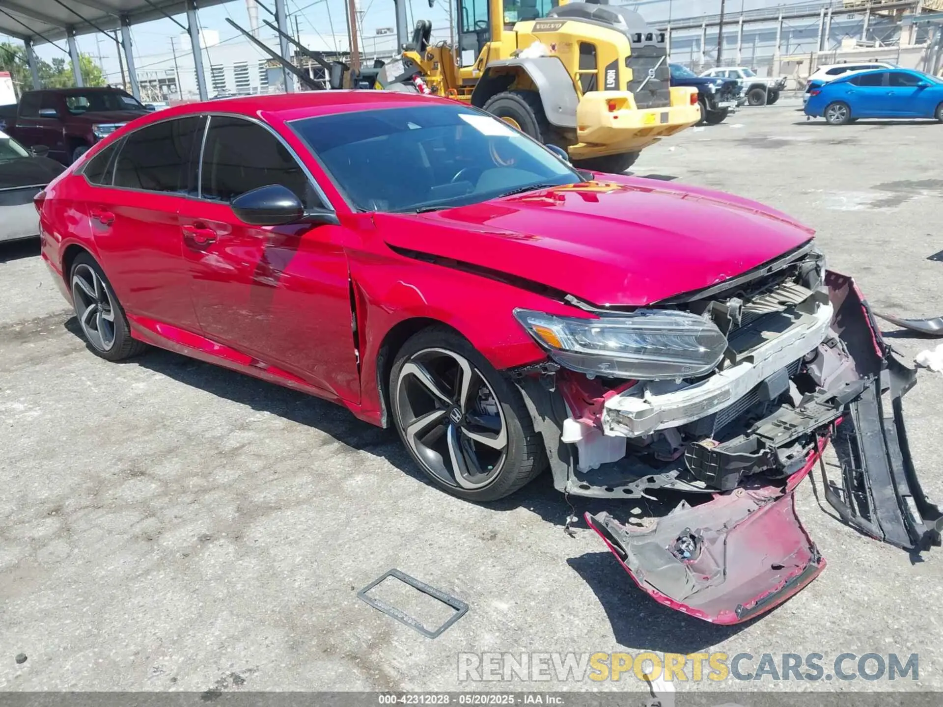 1 Photograph of a damaged car 1HGCV1F46MA062695 HONDA ACCORD 2021