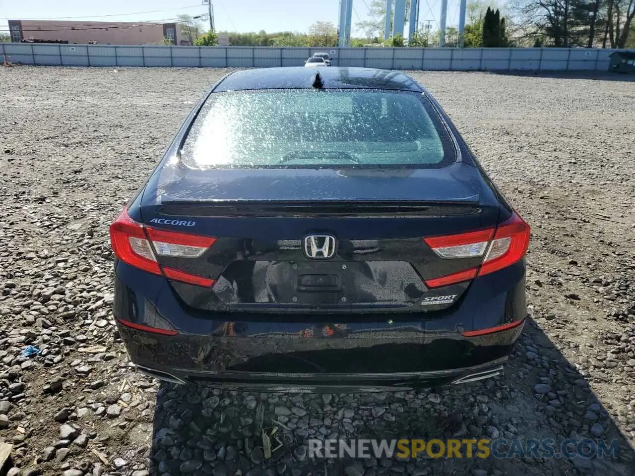 6 Photograph of a damaged car 1HGCV1F46MA071056 HONDA ACCORD 2021