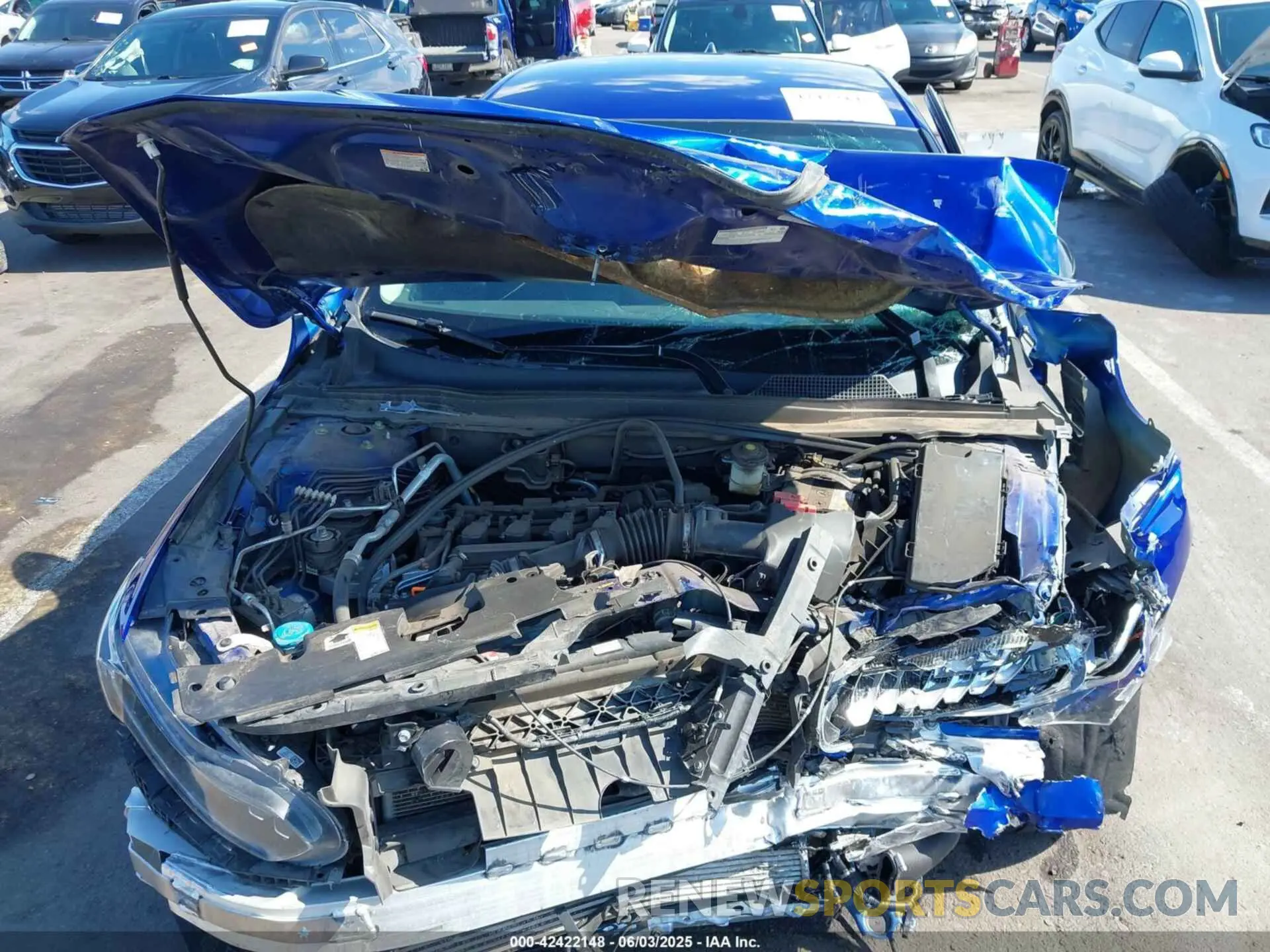 10 Photograph of a damaged car 1HGCV1F47MA001355 HONDA ACCORD 2021