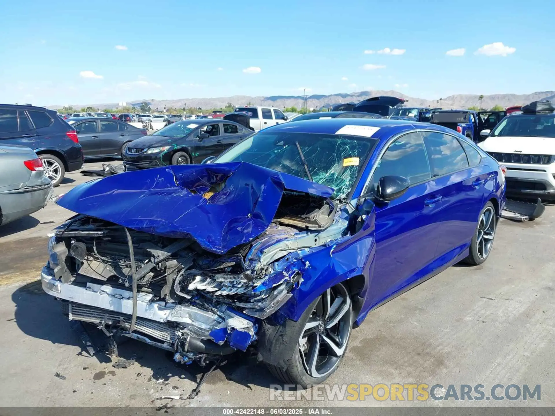 6 Photograph of a damaged car 1HGCV1F47MA001355 HONDA ACCORD 2021