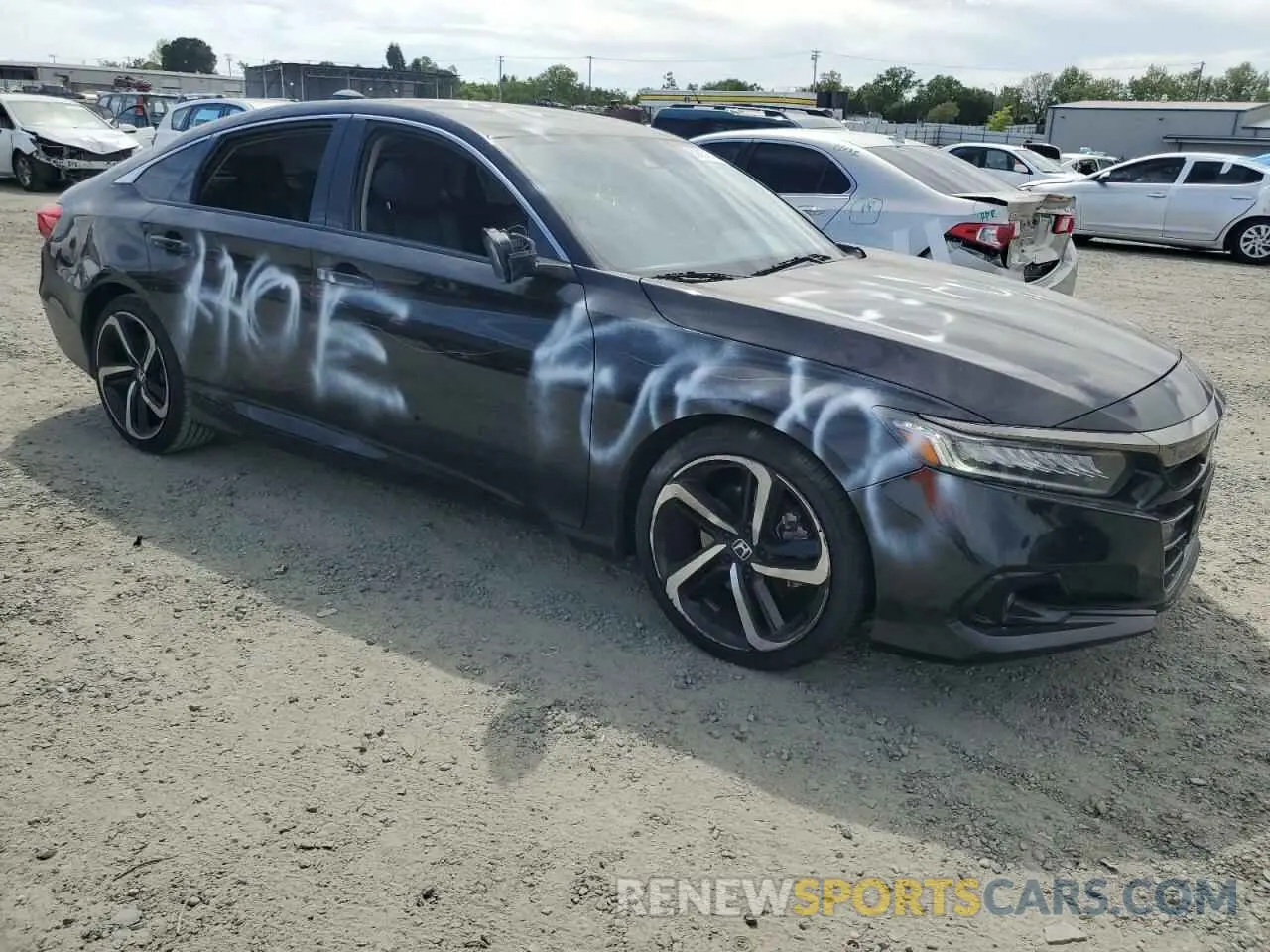 4 Photograph of a damaged car 1HGCV1F47MA002196 HONDA ACCORD 2021