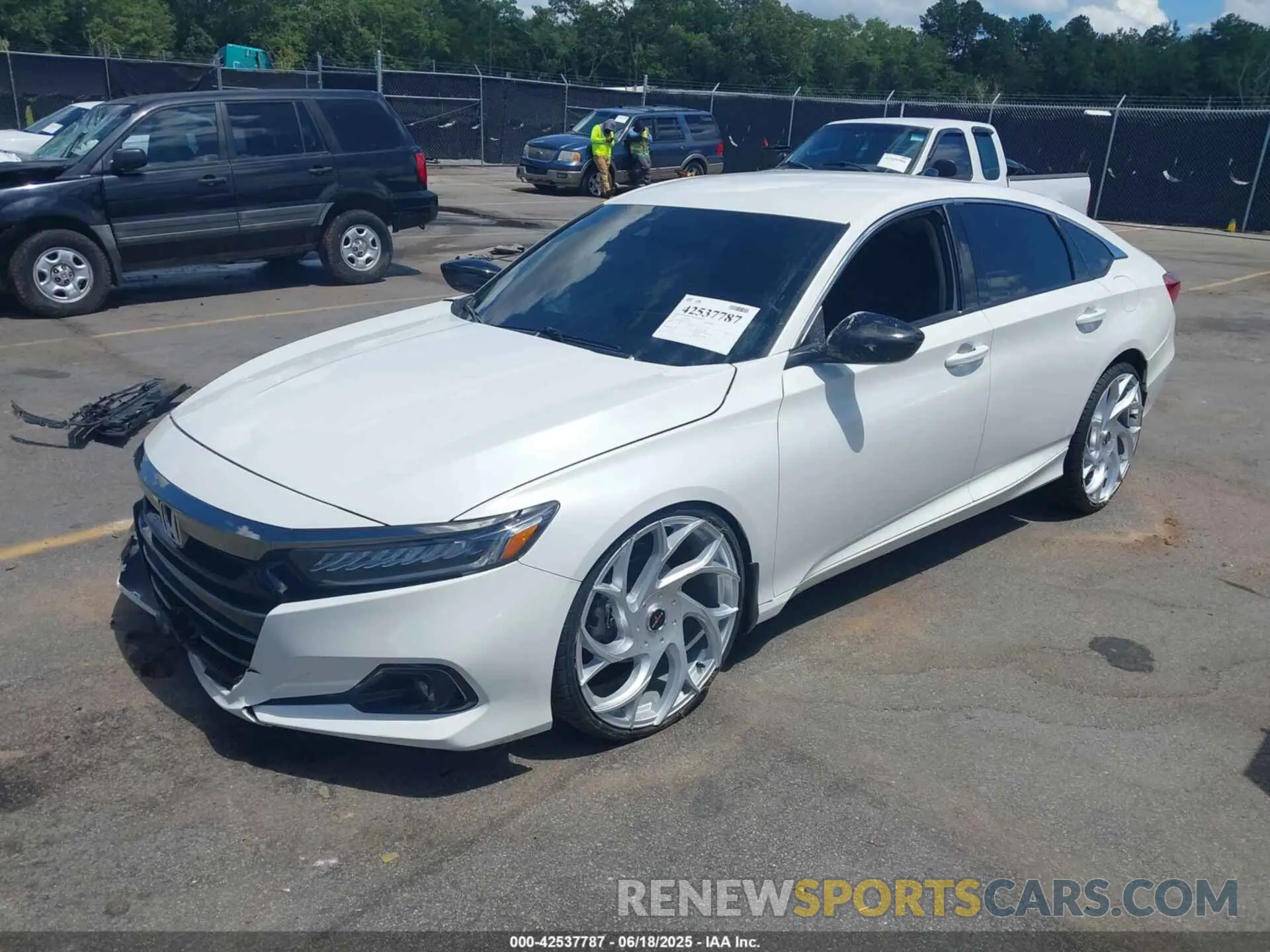 2 Photograph of a damaged car 1HGCV1F47MA011836 HONDA ACCORD 2021