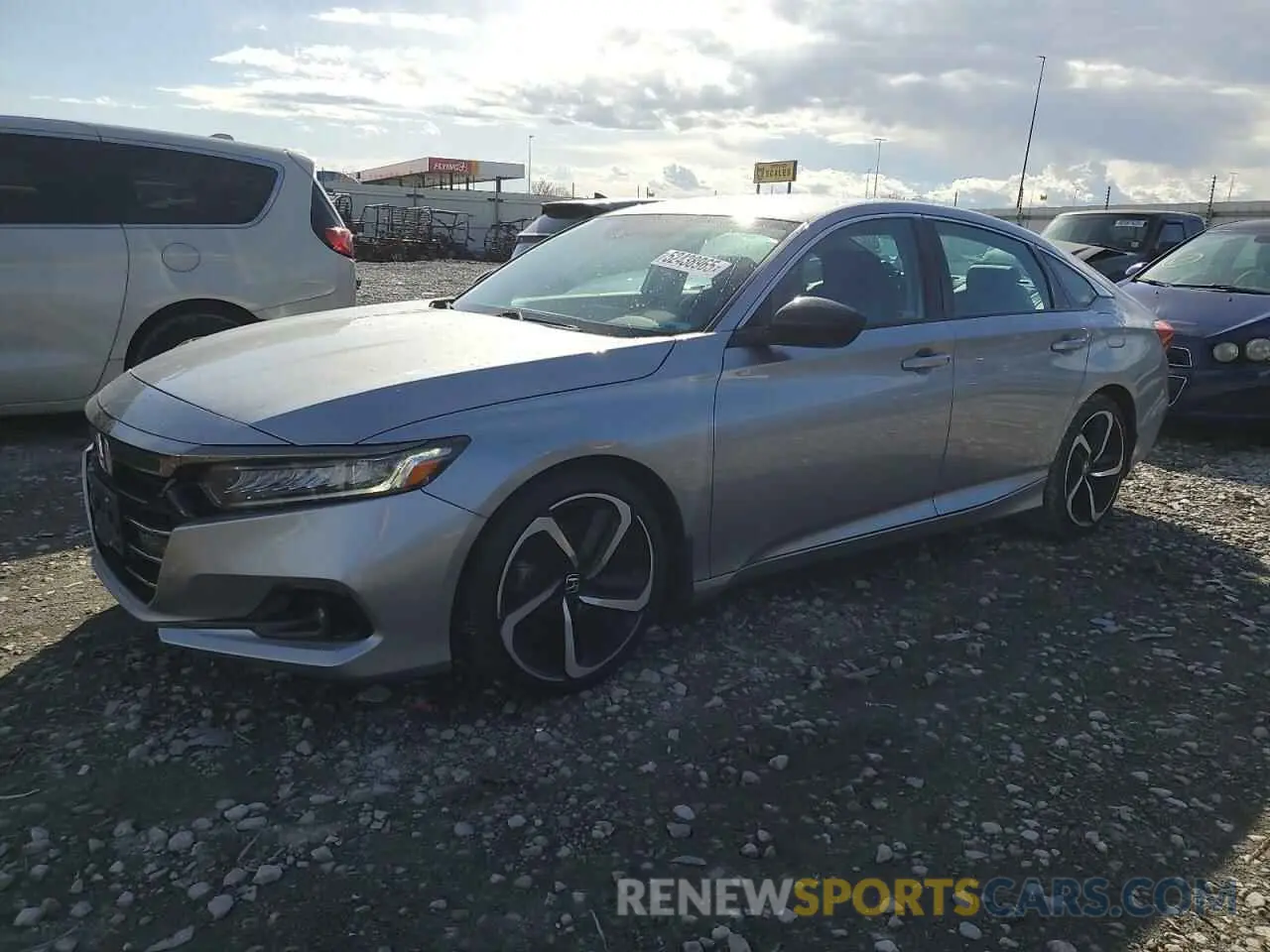 1 Photograph of a damaged car 1HGCV1F47MA034873 HONDA ACCORD 2021