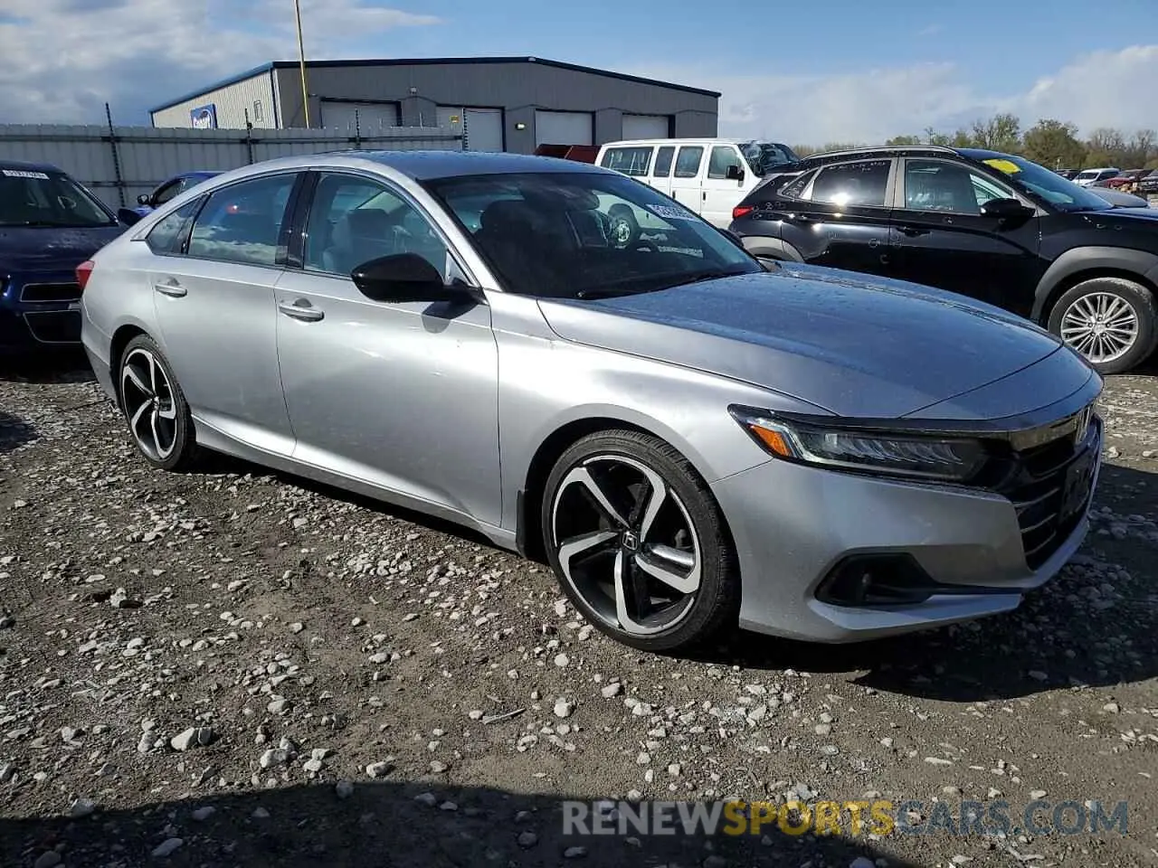 4 Photograph of a damaged car 1HGCV1F47MA034873 HONDA ACCORD 2021