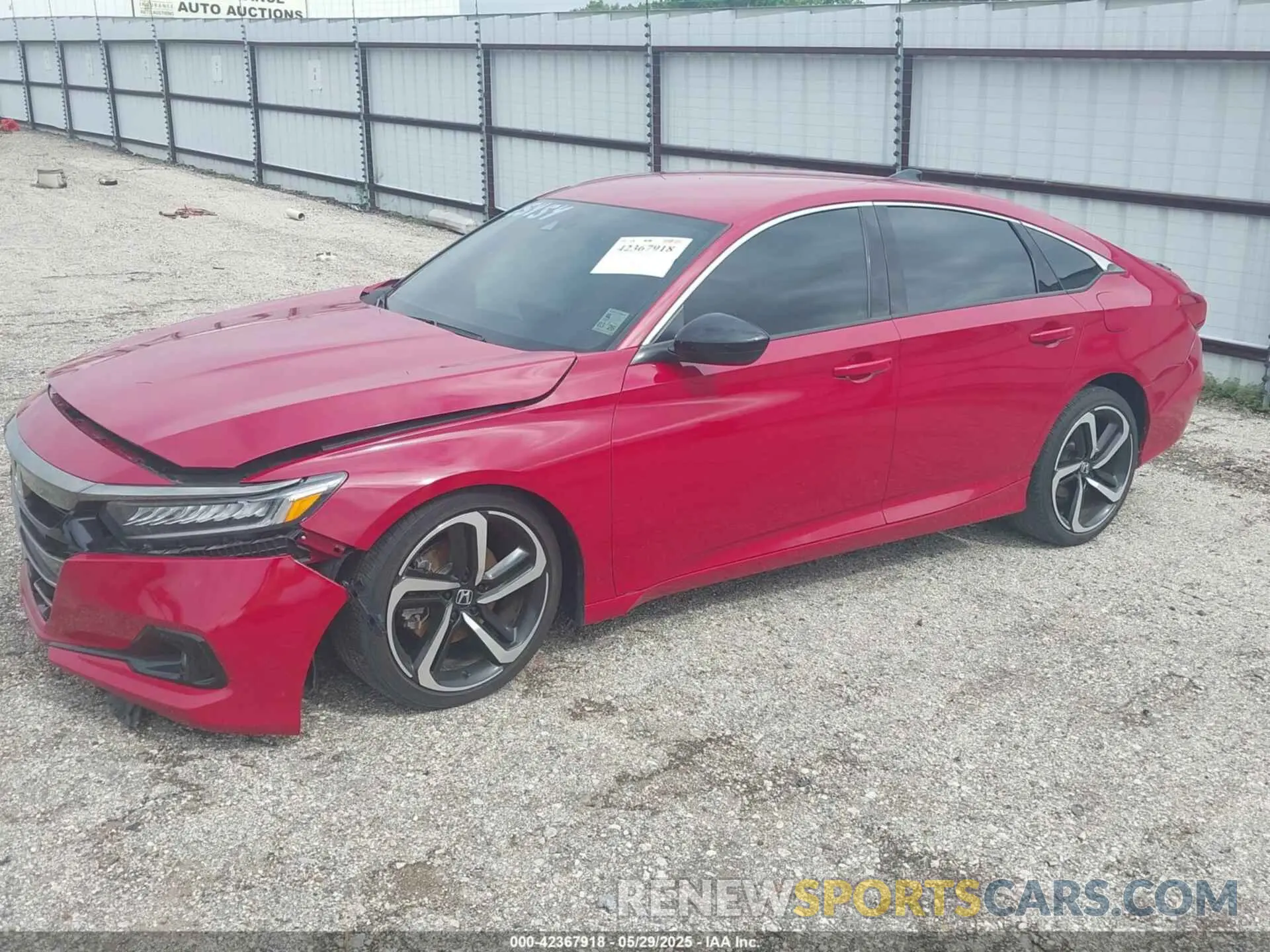 2 Photograph of a damaged car 1HGCV1F47MA048983 HONDA ACCORD 2021