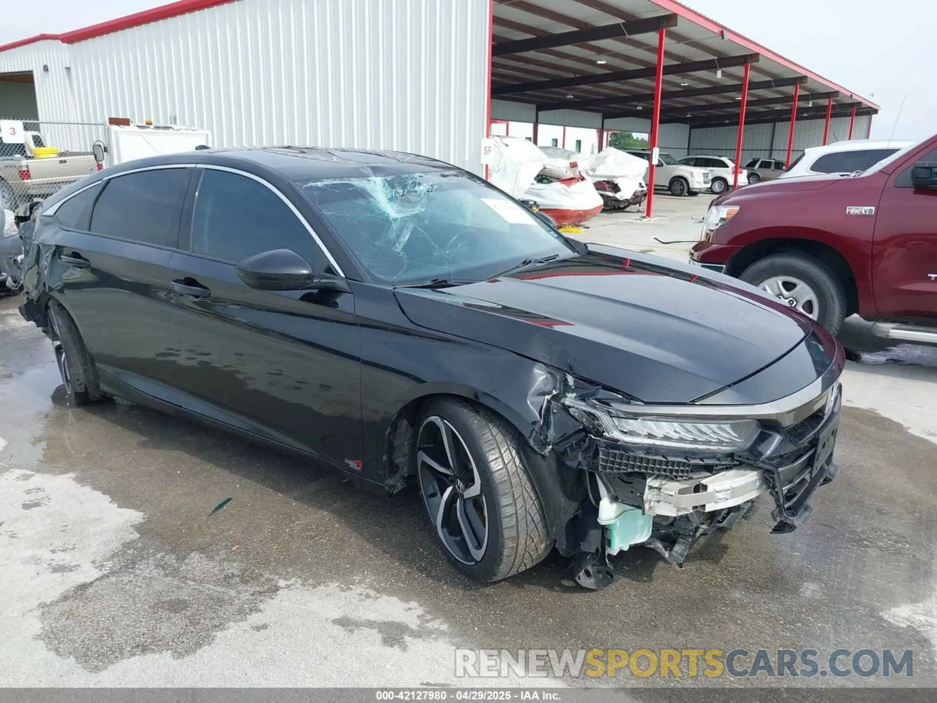 1 Photograph of a damaged car 1HGCV1F47MA052421 HONDA ACCORD 2021