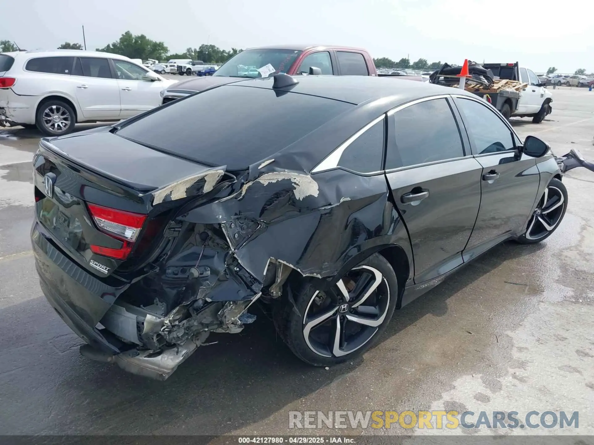 4 Photograph of a damaged car 1HGCV1F47MA052421 HONDA ACCORD 2021