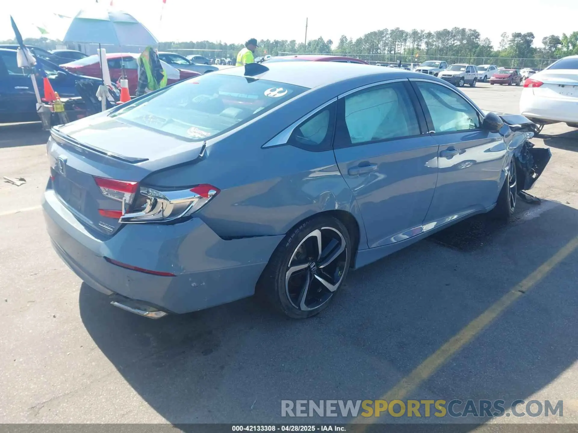 4 Photograph of a damaged car 1HGCV1F47MA120703 HONDA ACCORD 2021