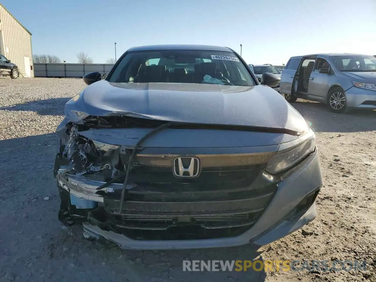 5 Photograph of a damaged car 1HGCV1F47MA124203 HONDA ACCORD 2021