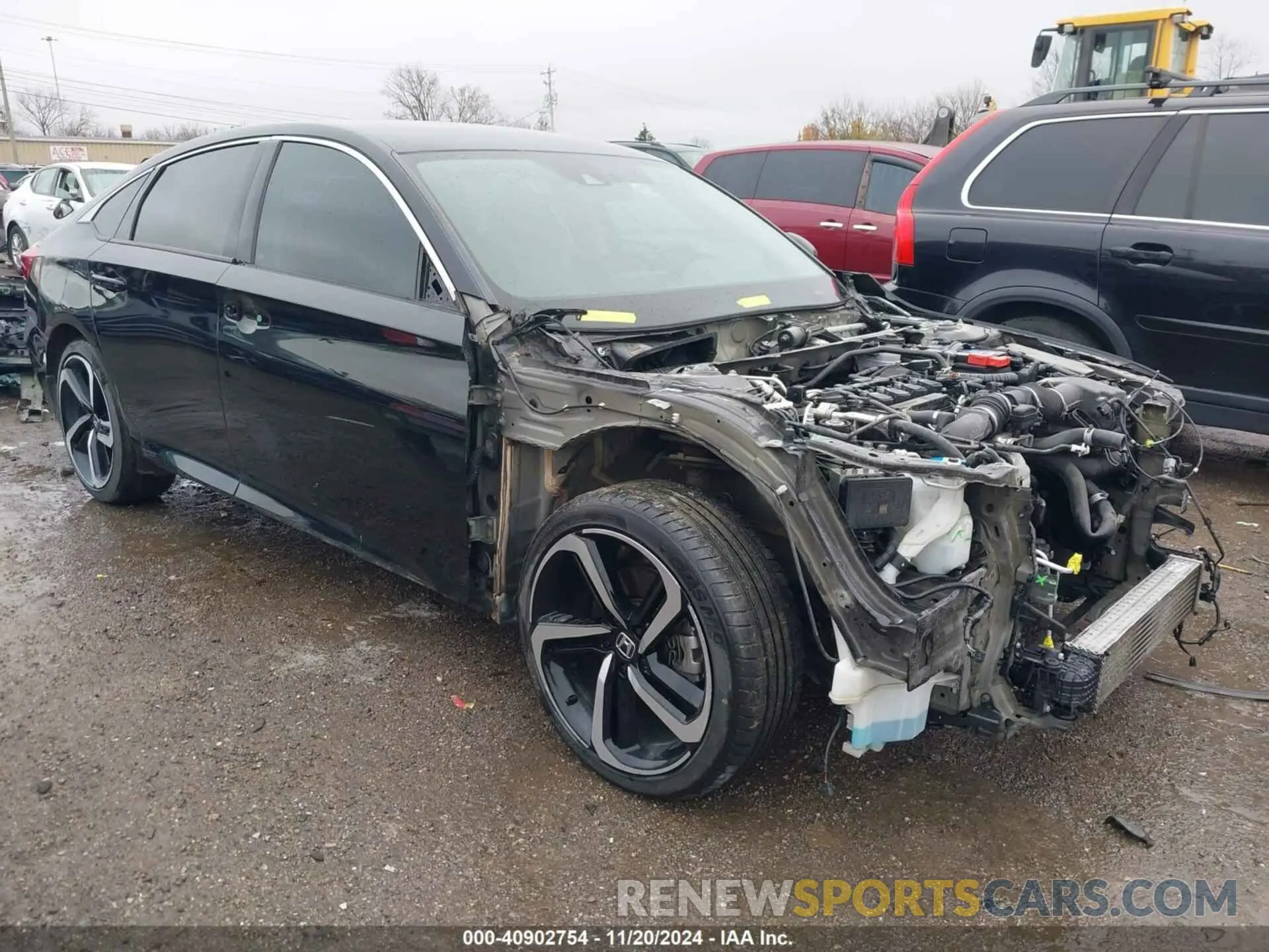1 Photograph of a damaged car 1HGCV1F48MA022621 HONDA ACCORD 2021