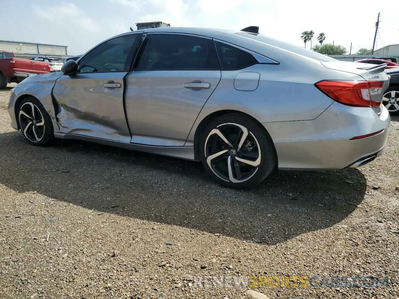 2 Photograph of a damaged car 1HGCV1F48MA039256 HONDA ACCORD 2021