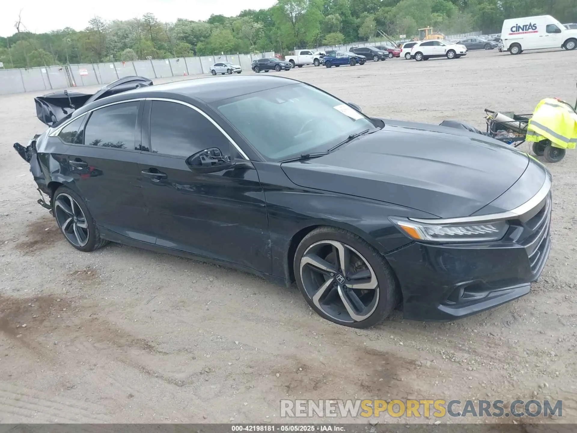 1 Photograph of a damaged car 1HGCV1F48MA043534 HONDA ACCORD 2021