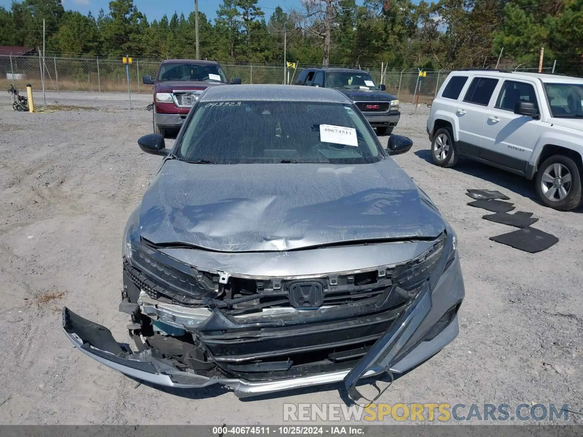 6 Photograph of a damaged car 1HGCV1F48MA043923 HONDA ACCORD 2021