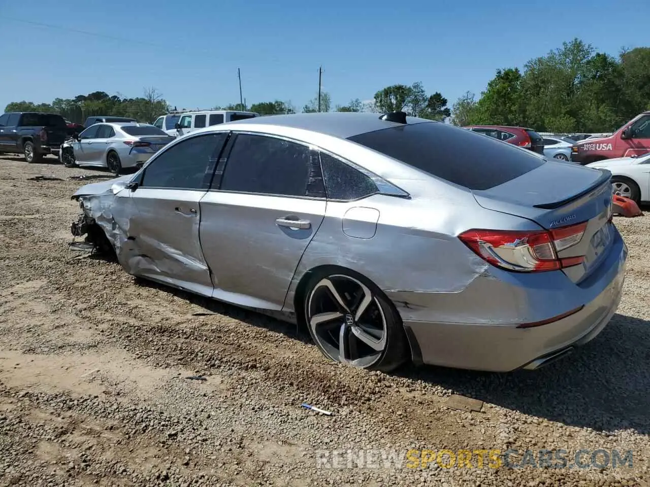 2 Photograph of a damaged car 1HGCV1F48MA055862 HONDA ACCORD 2021