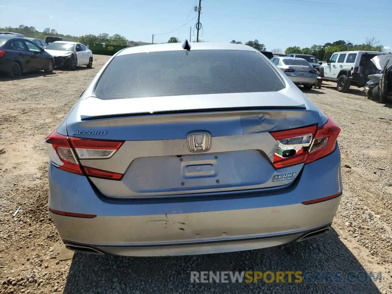 6 Photograph of a damaged car 1HGCV1F48MA055862 HONDA ACCORD 2021