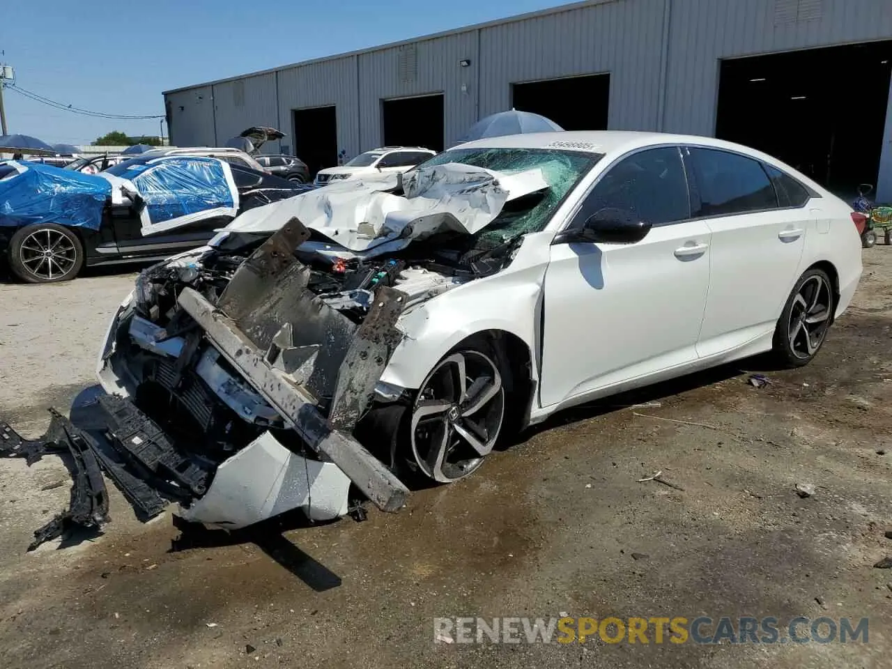 1 Photograph of a damaged car 1HGCV1F48MA057563 HONDA ACCORD 2021