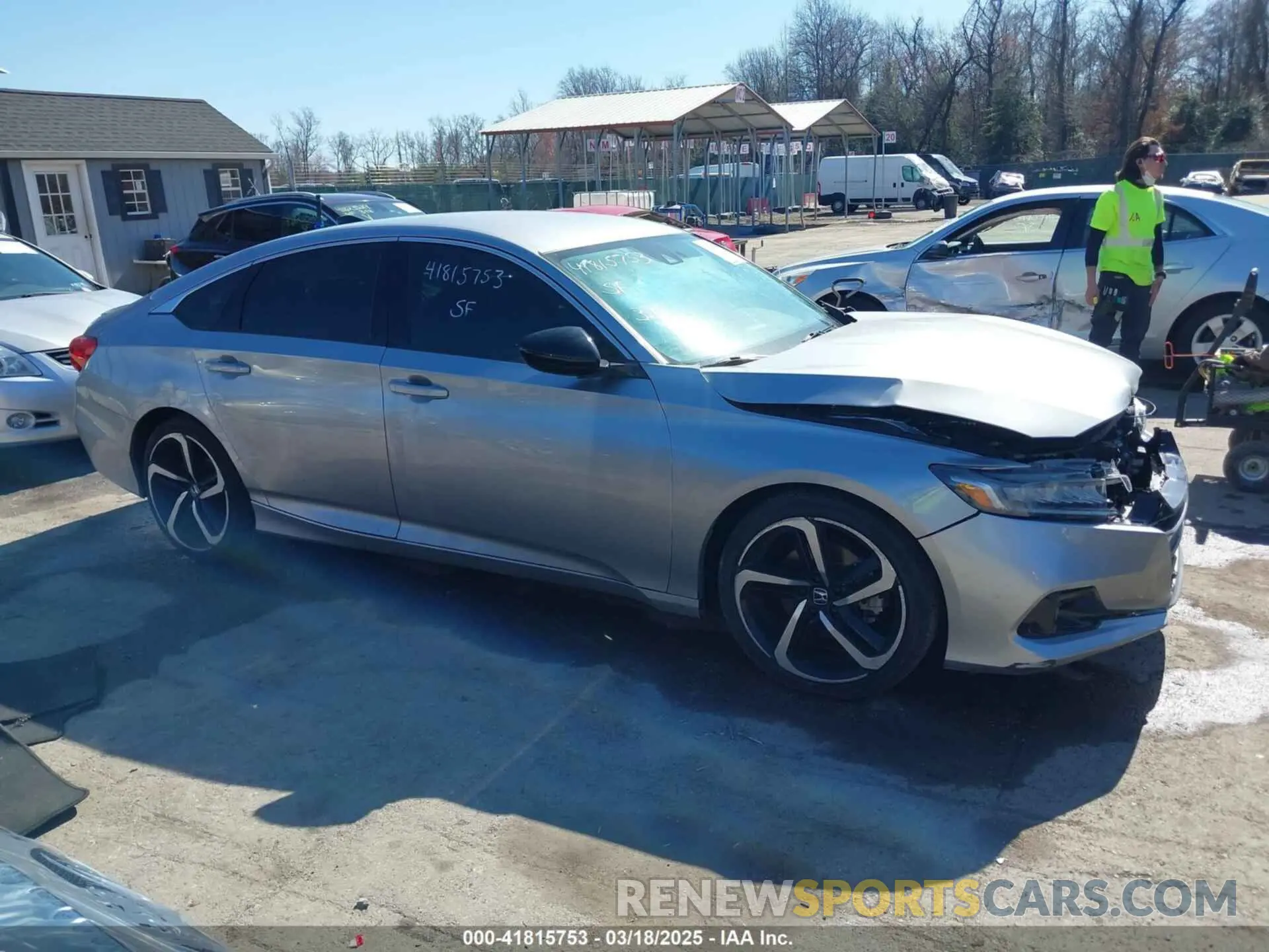 13 Photograph of a damaged car 1HGCV1F48MA068238 HONDA ACCORD 2021